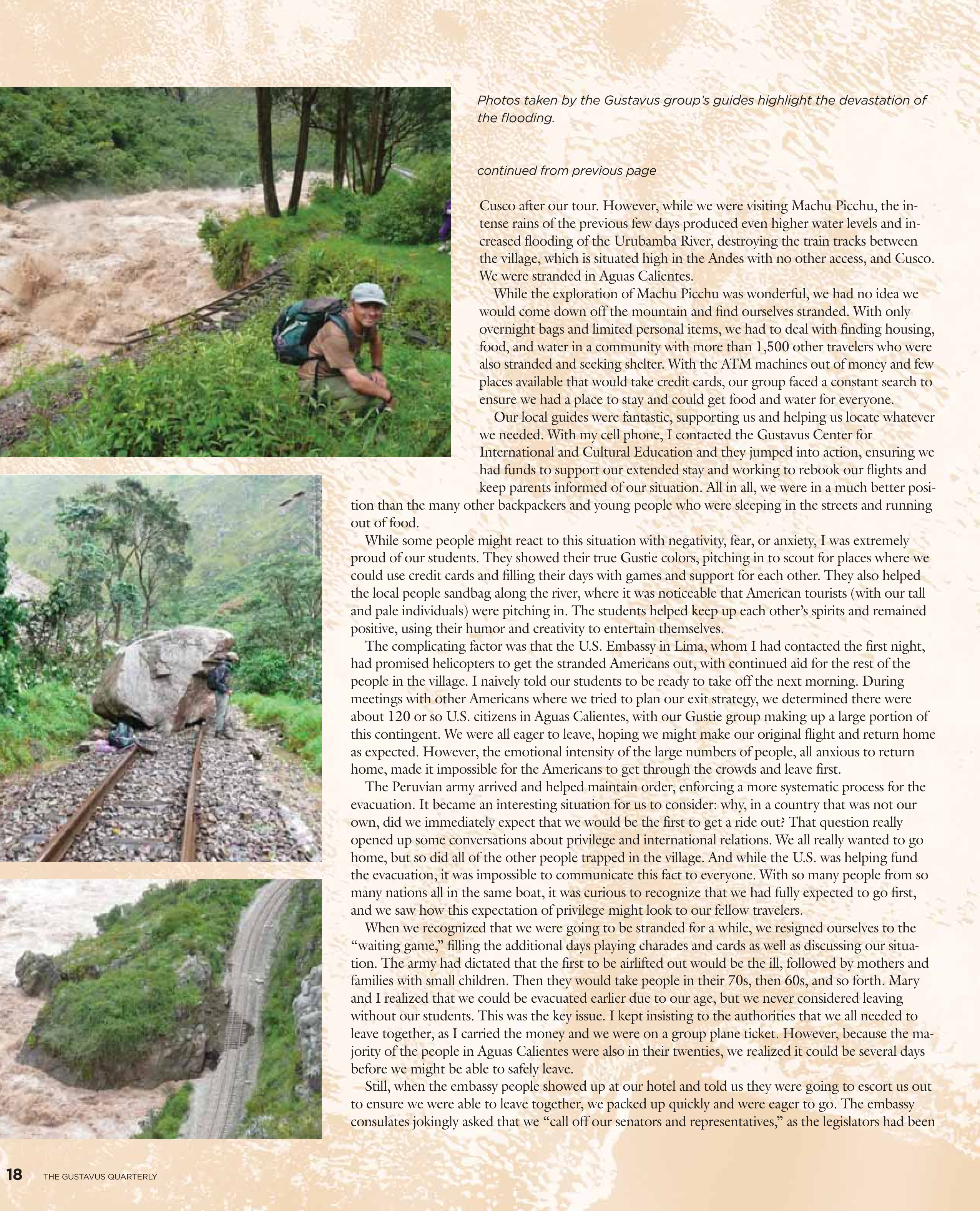 quarterly page