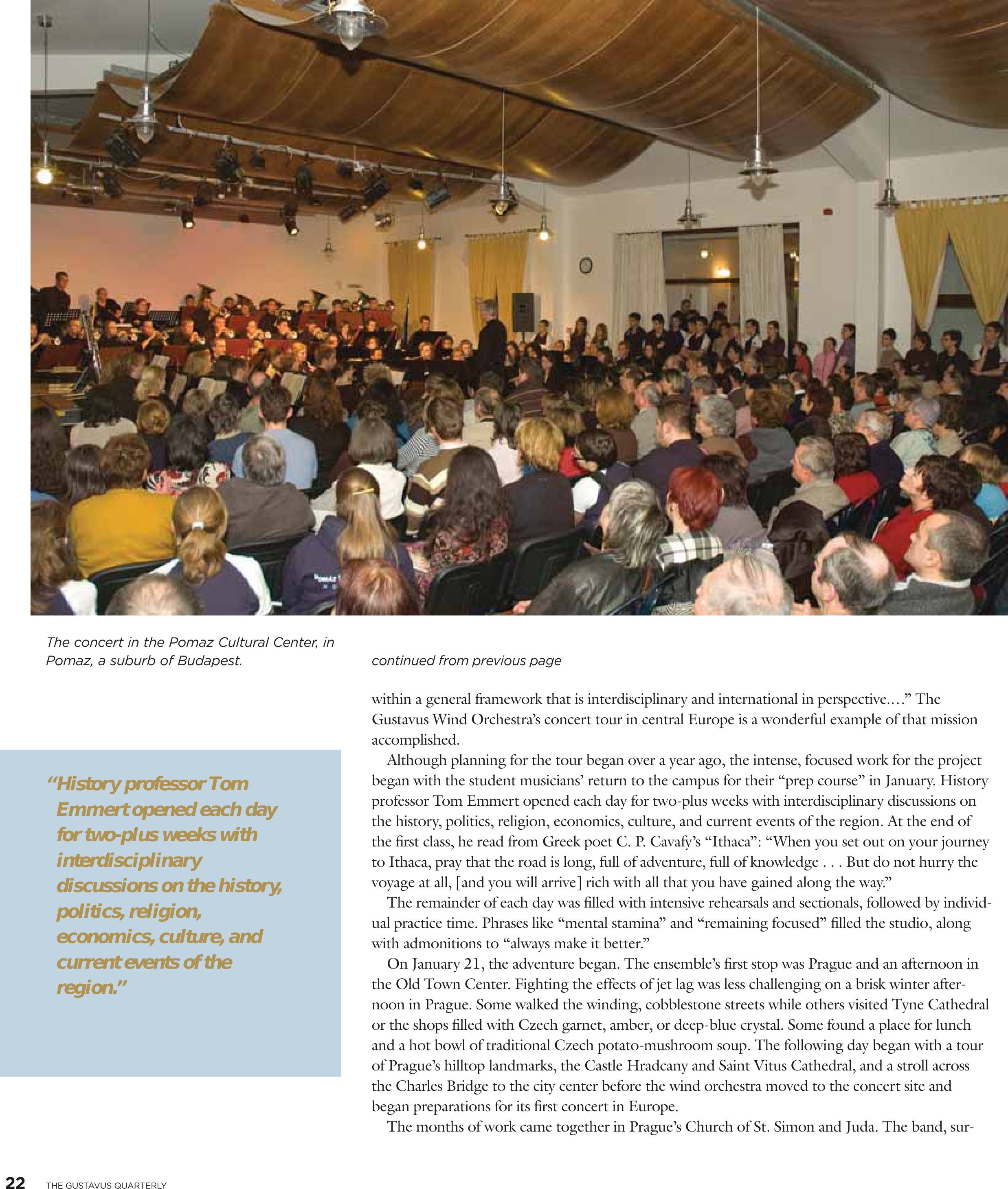 quarterly page