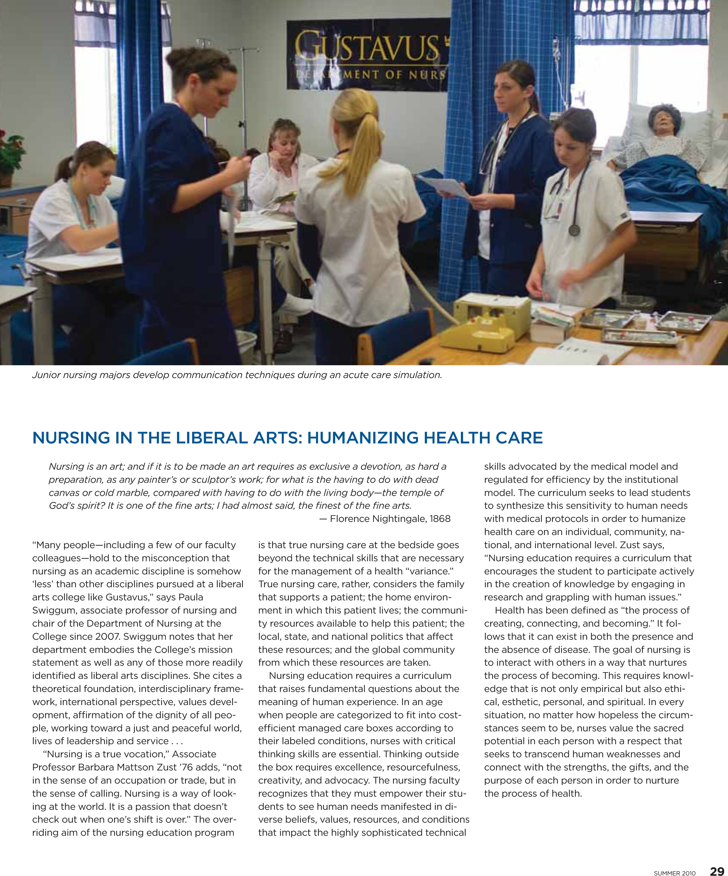 quarterly page