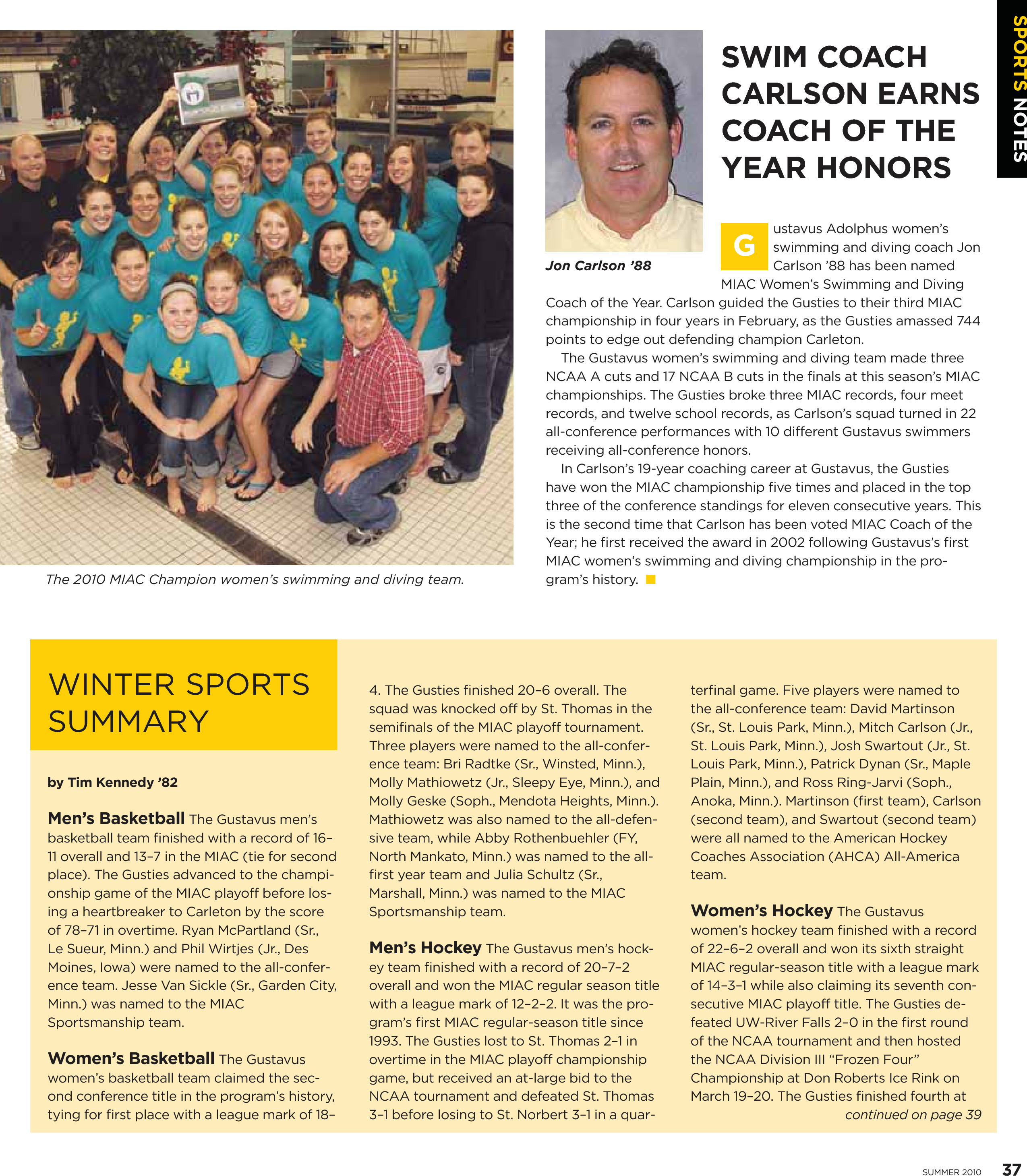 quarterly page