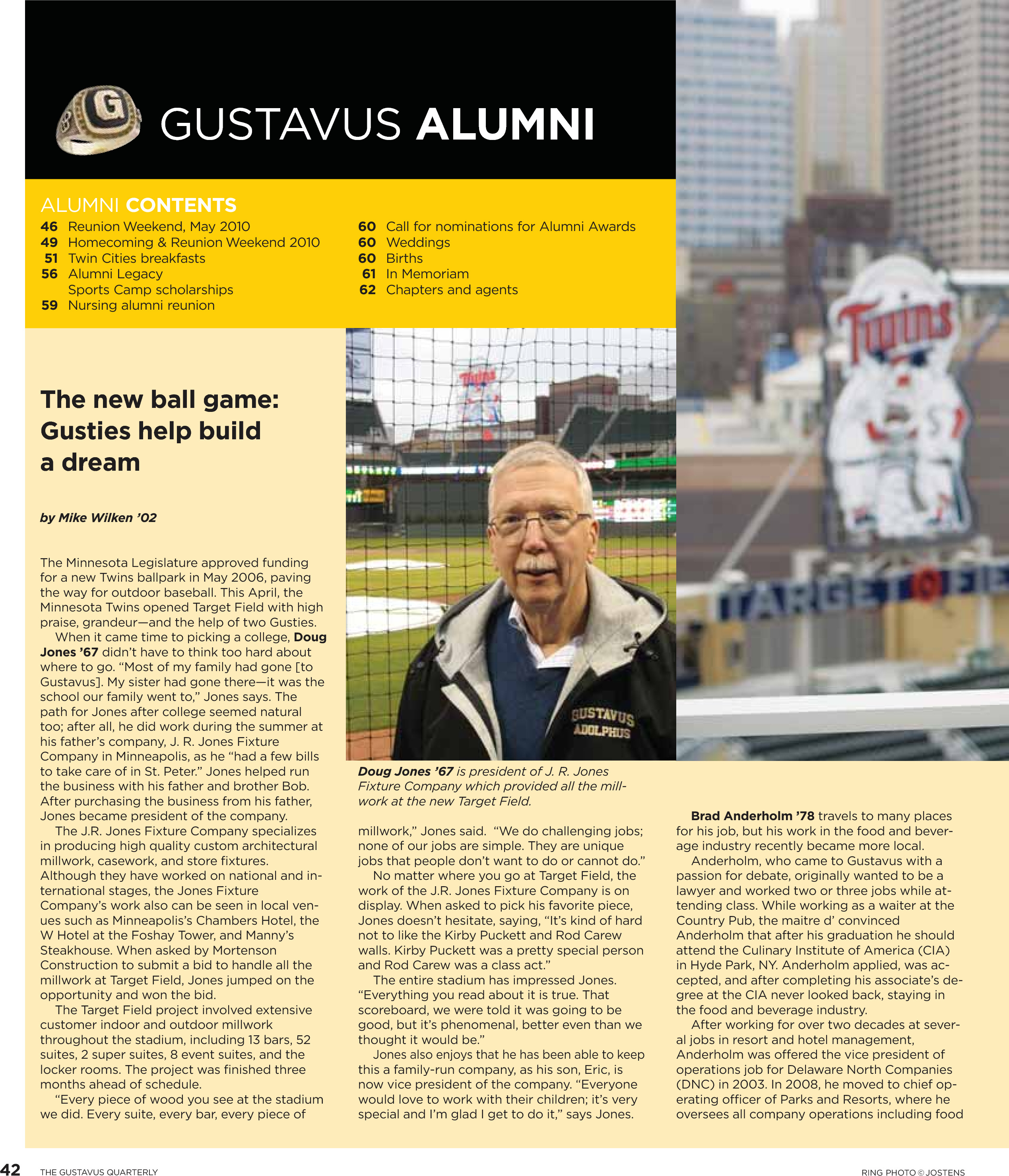 quarterly page