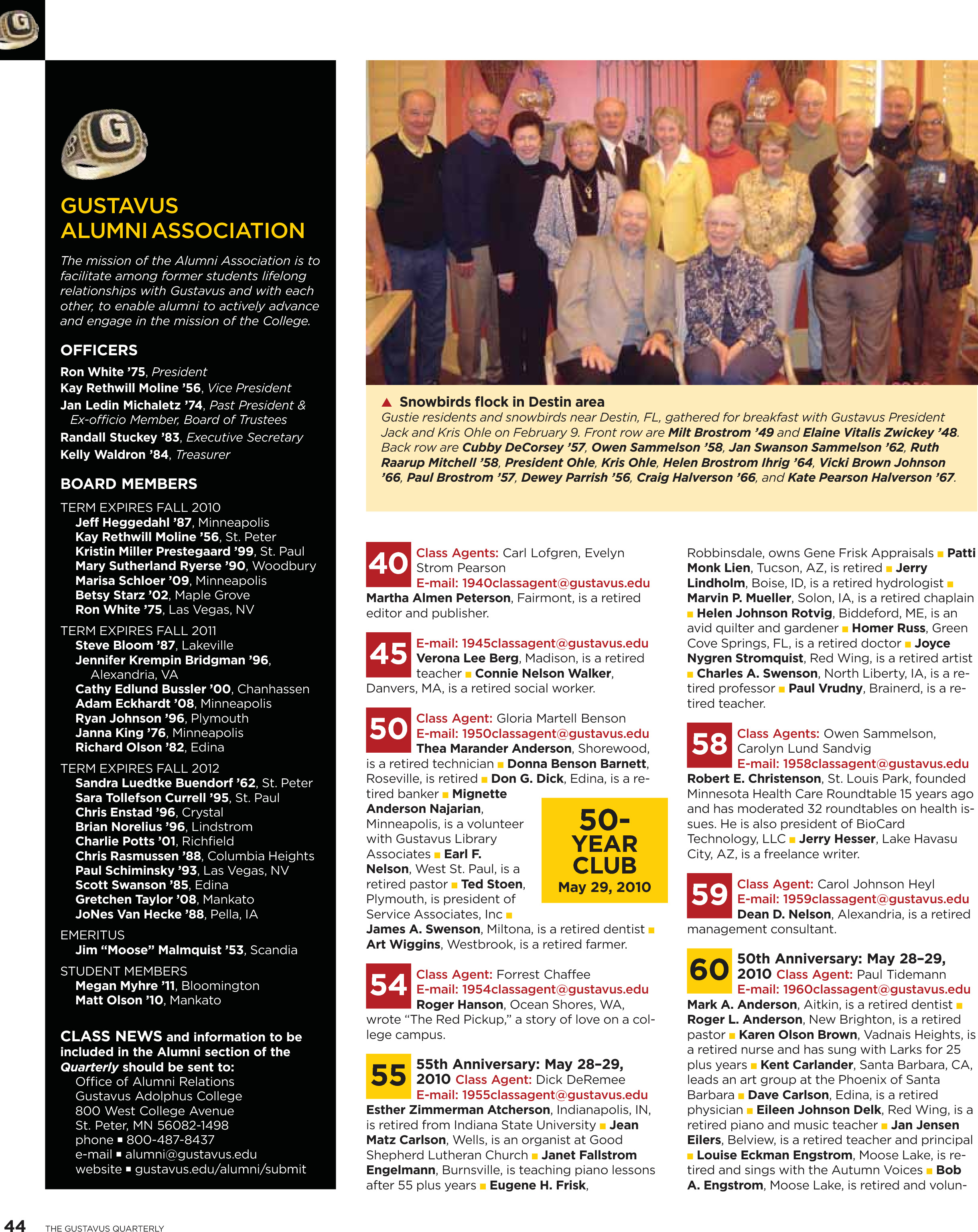 quarterly page