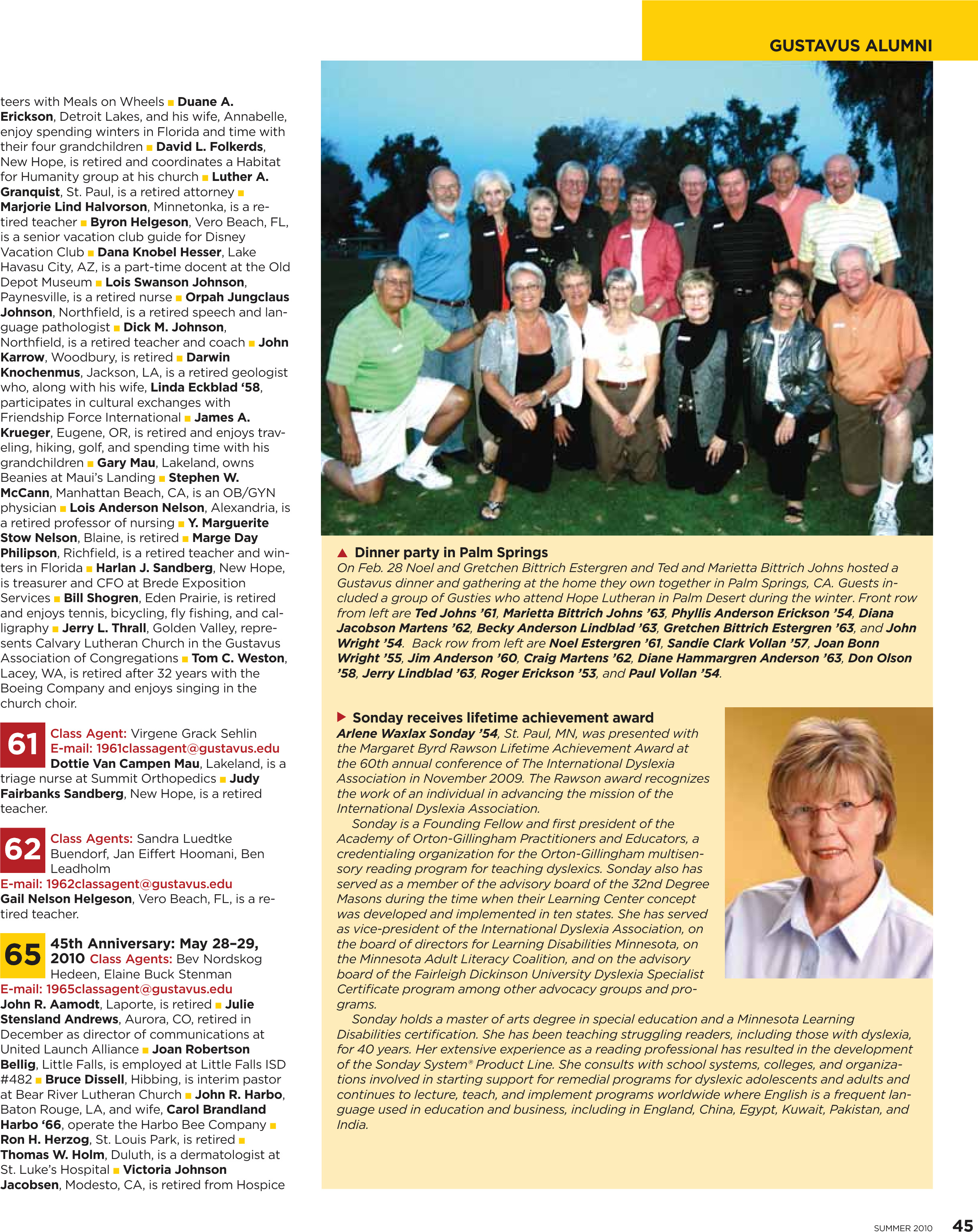 quarterly page