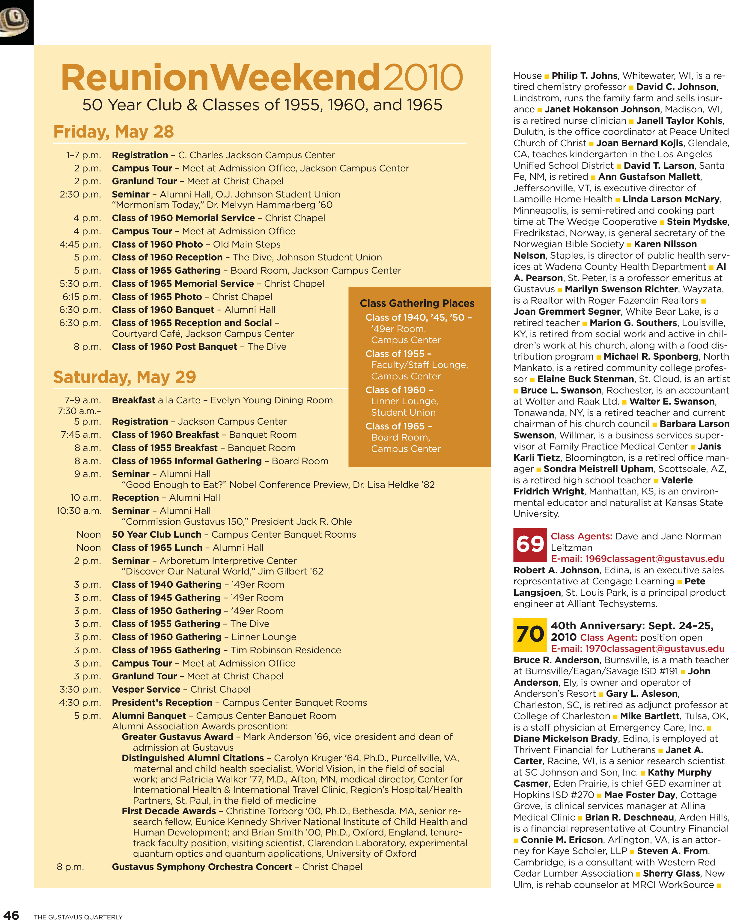 quarterly page