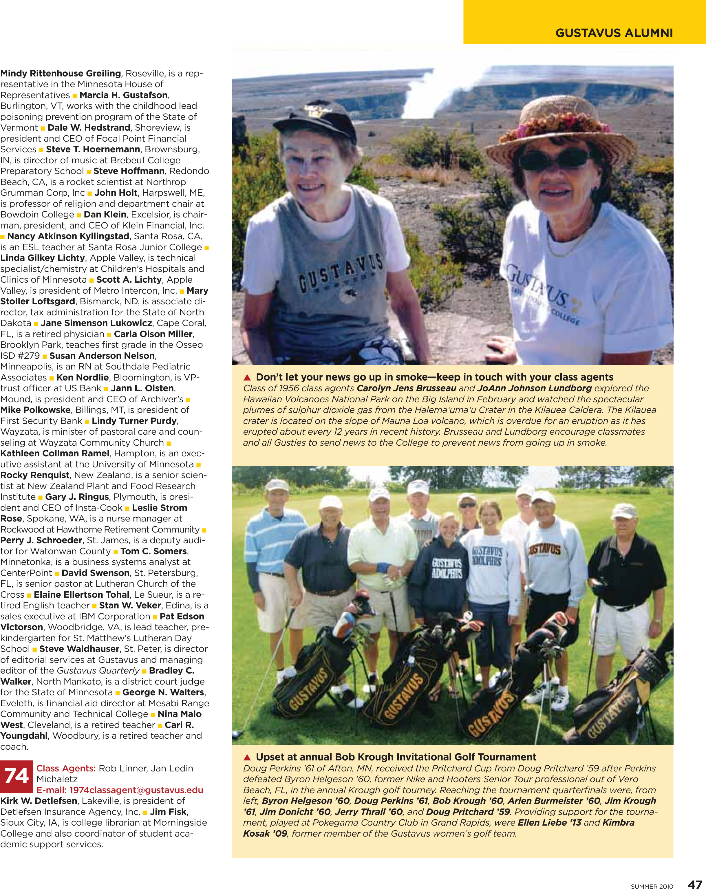 quarterly page