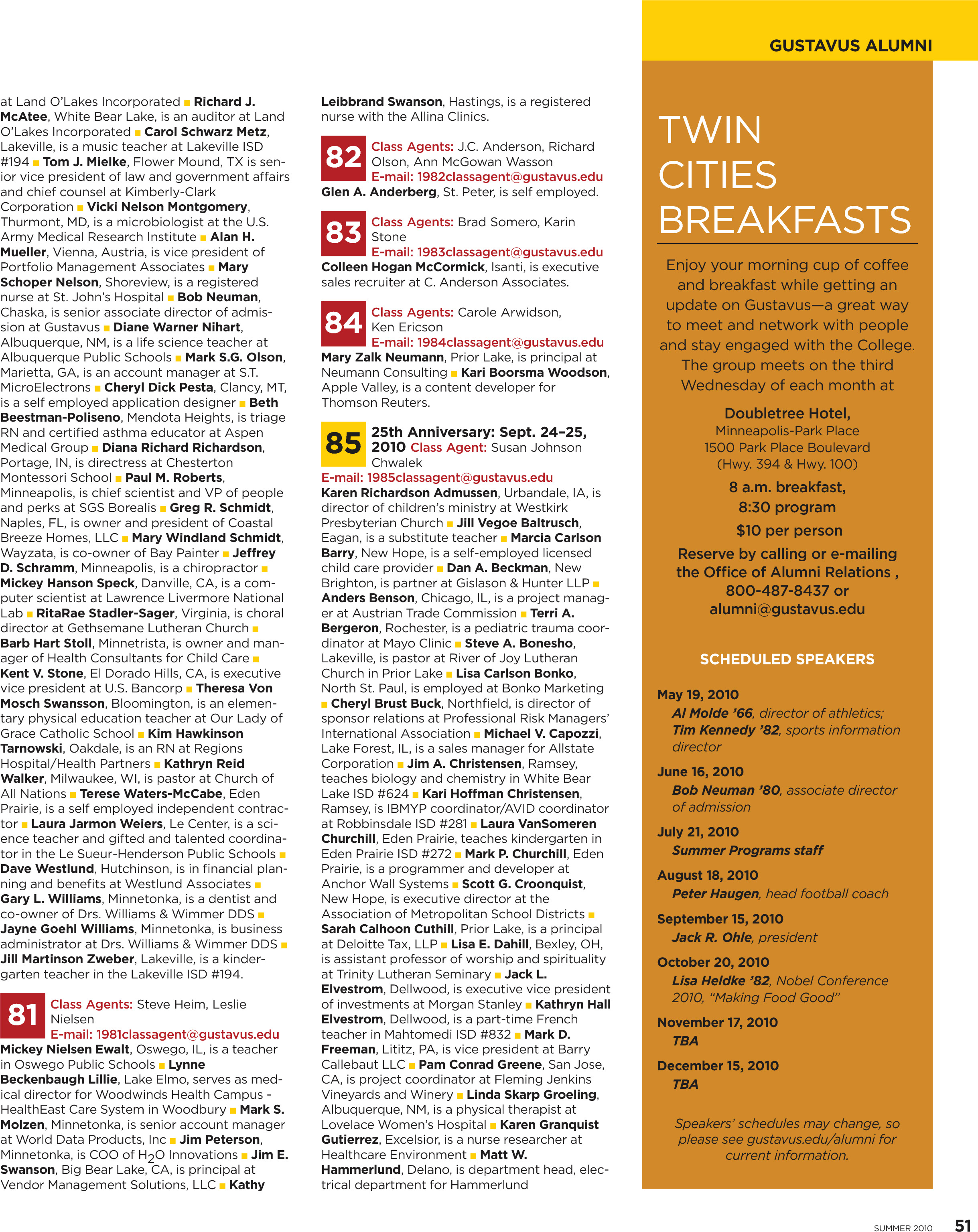 quarterly page