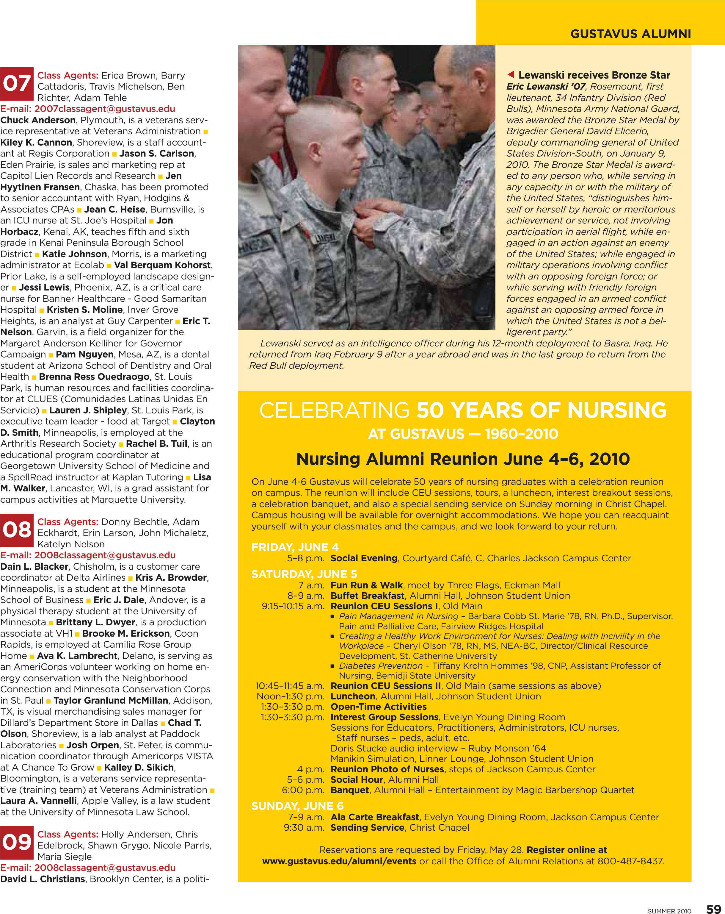 quarterly page