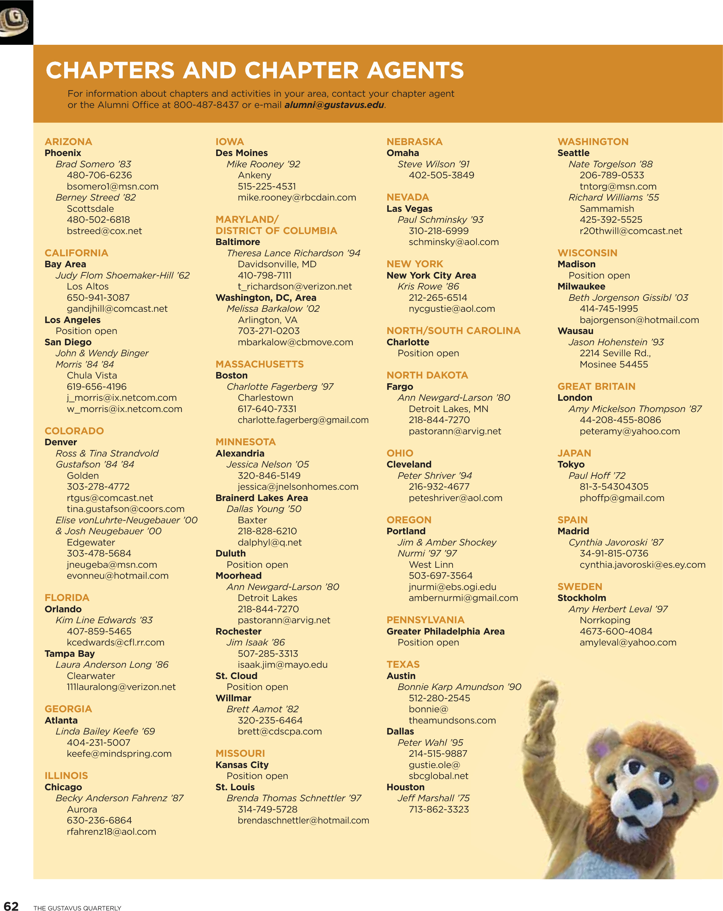 quarterly page