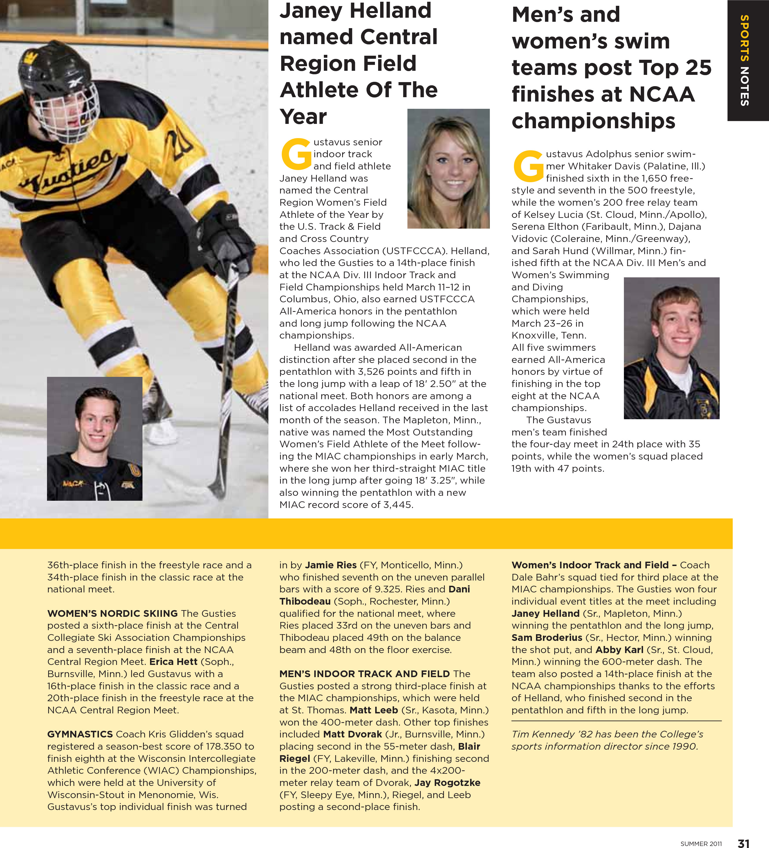 quarterly page
