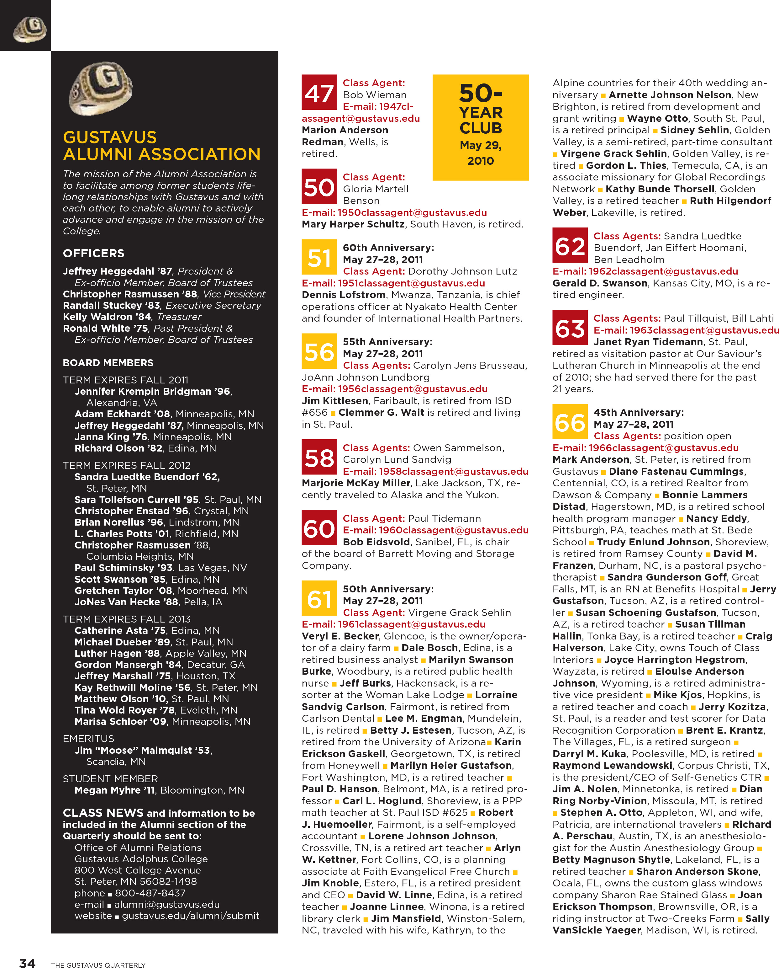 quarterly page