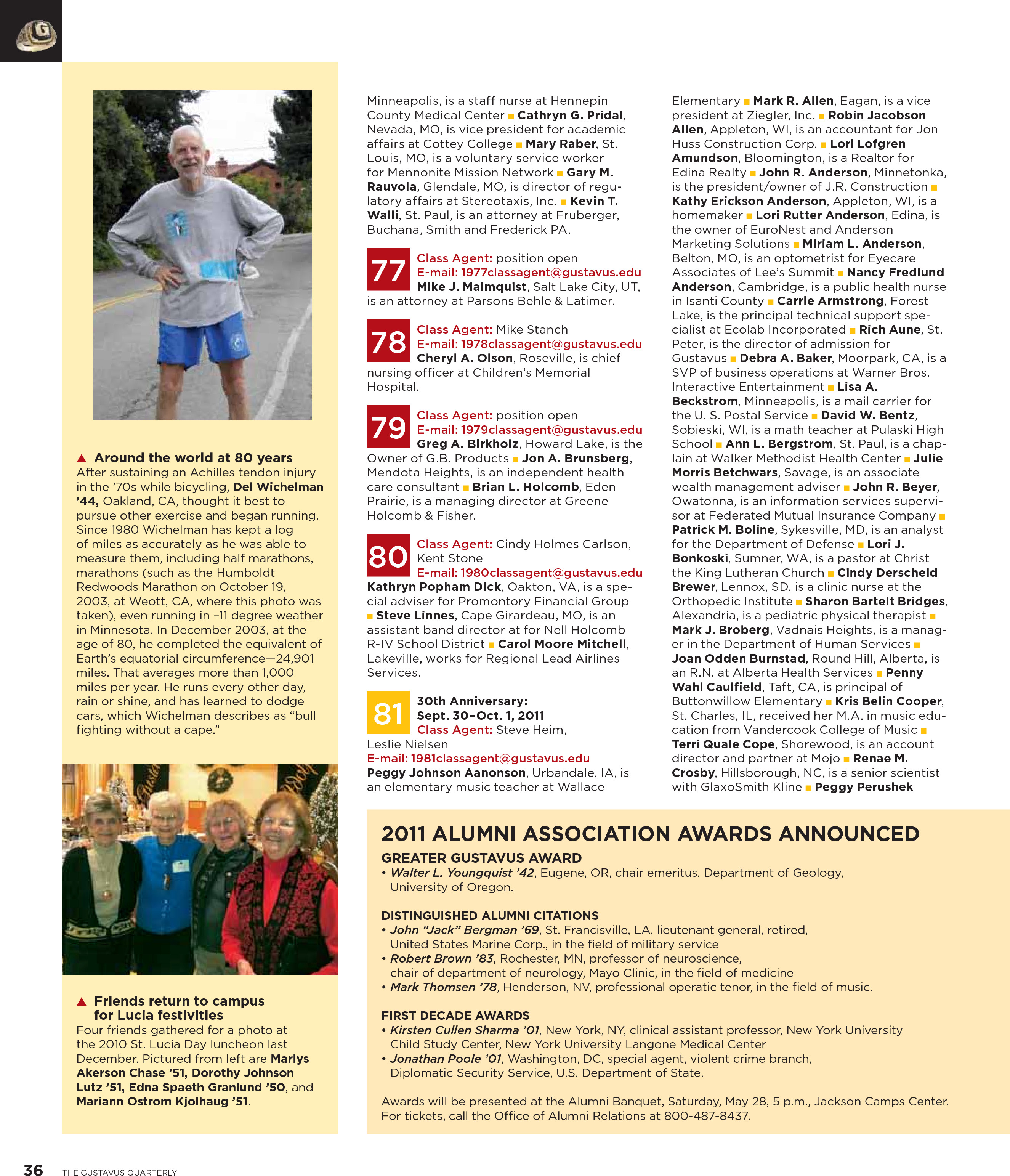 quarterly page