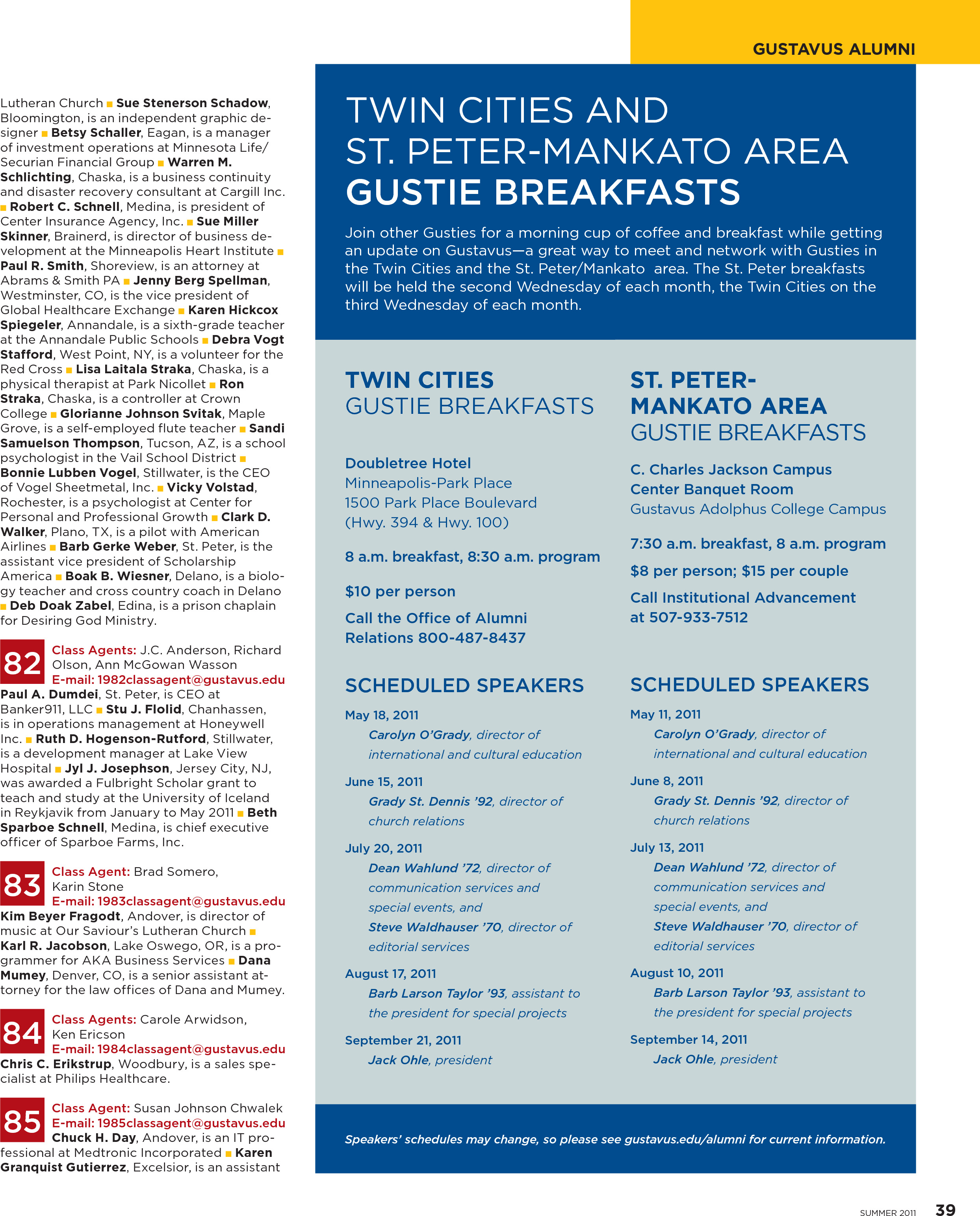 quarterly page
