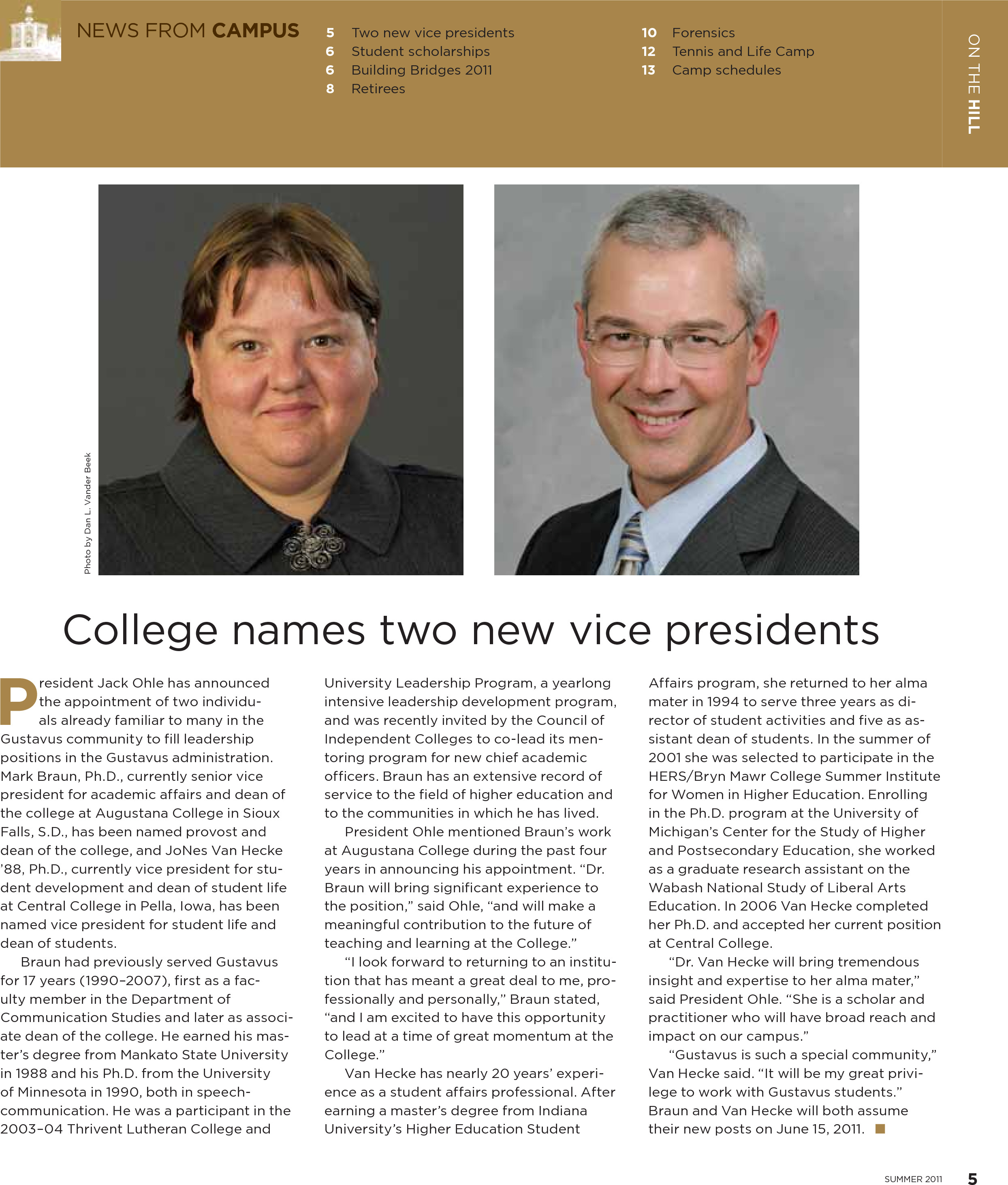 quarterly page