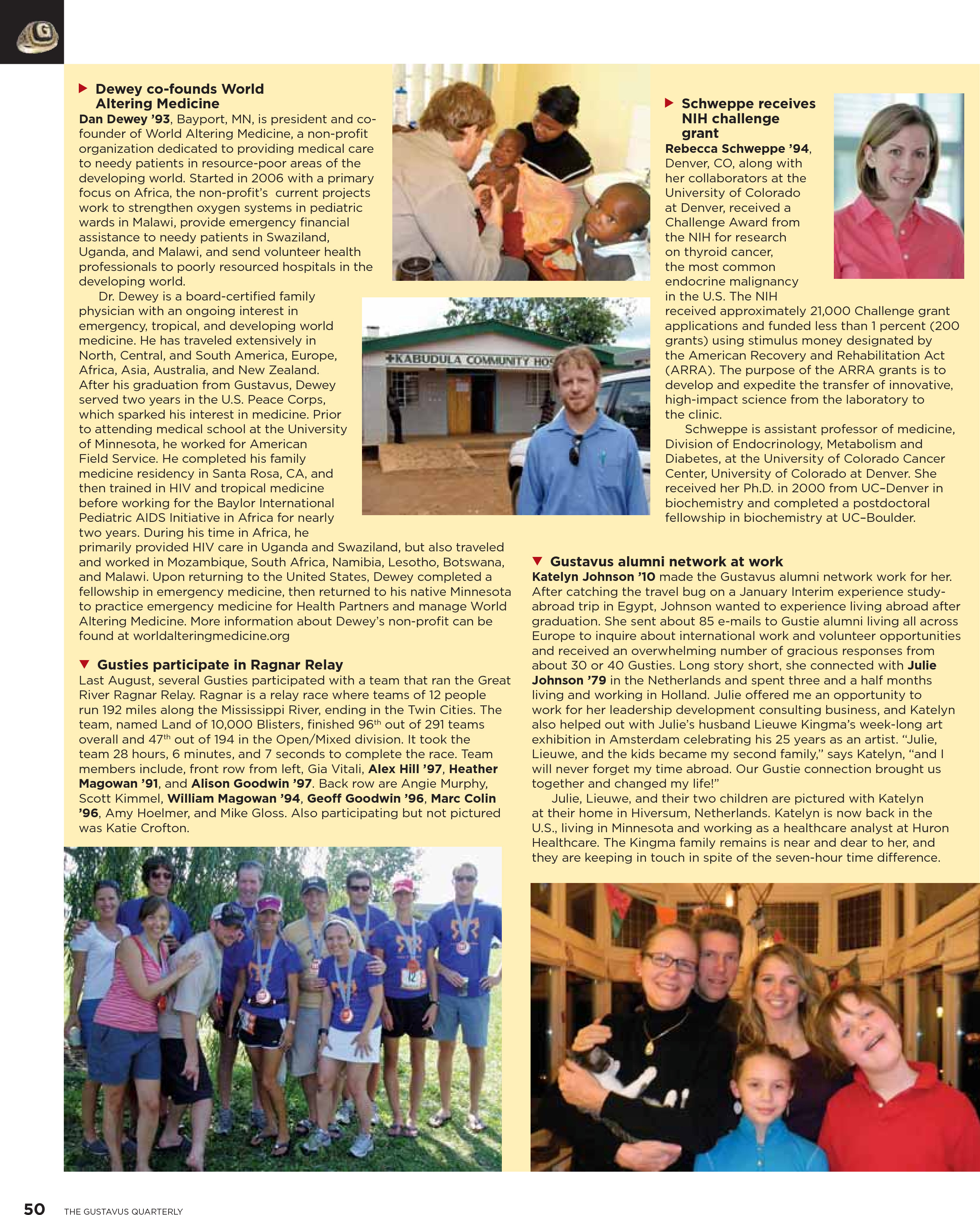 quarterly page