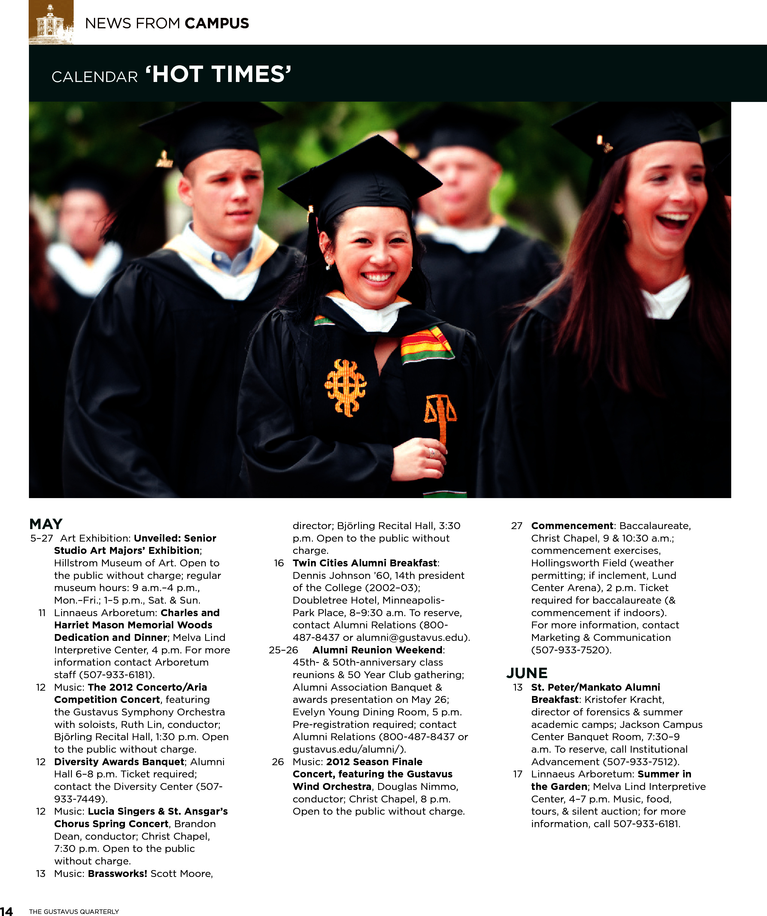 quarterly page