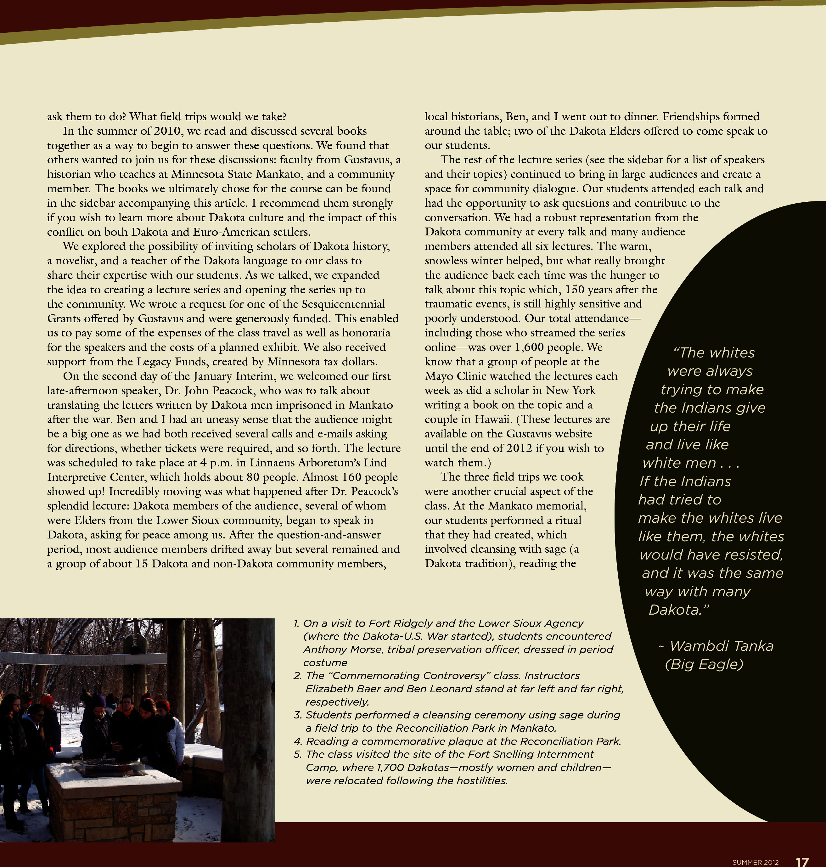 quarterly page
