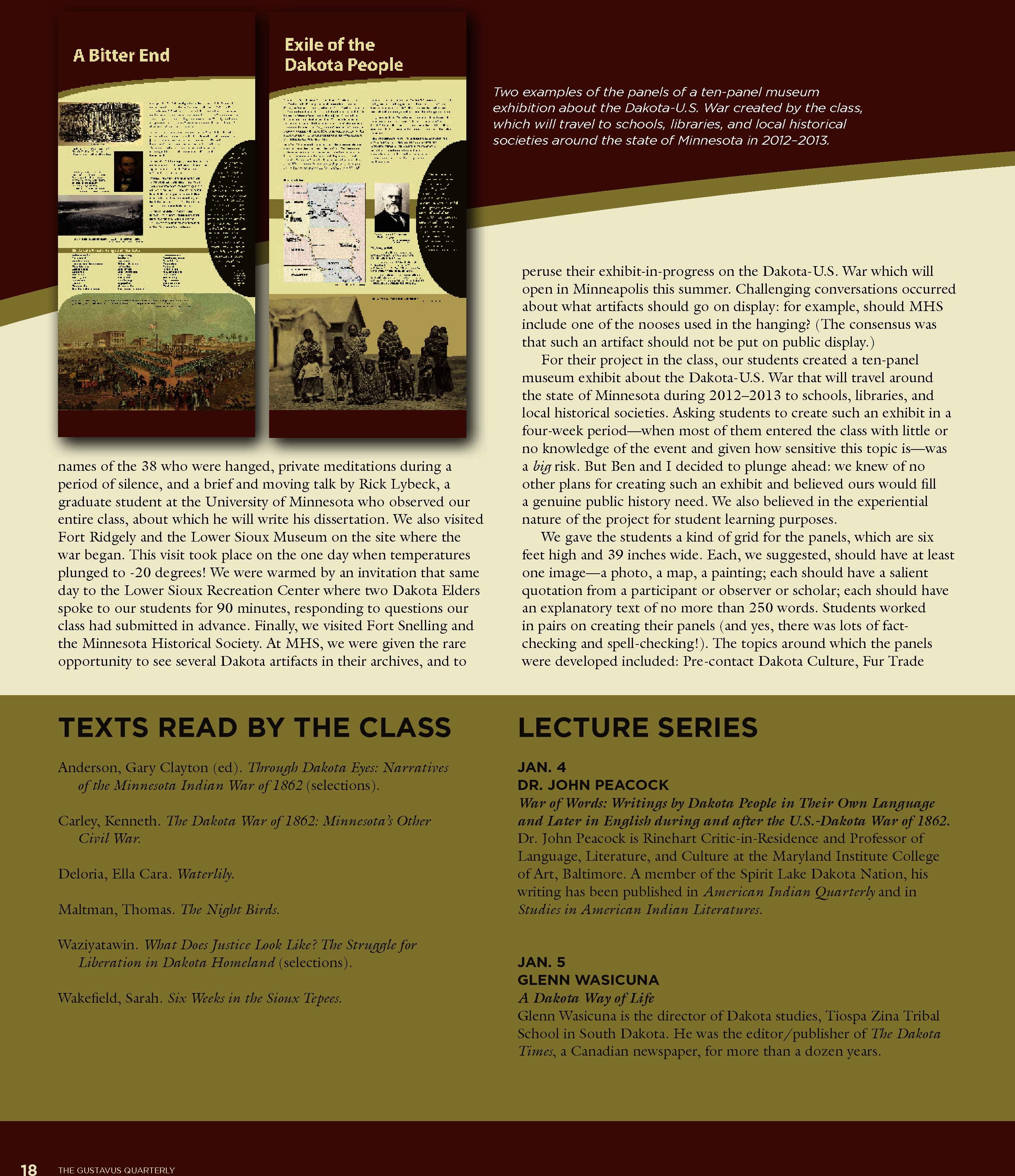 quarterly page