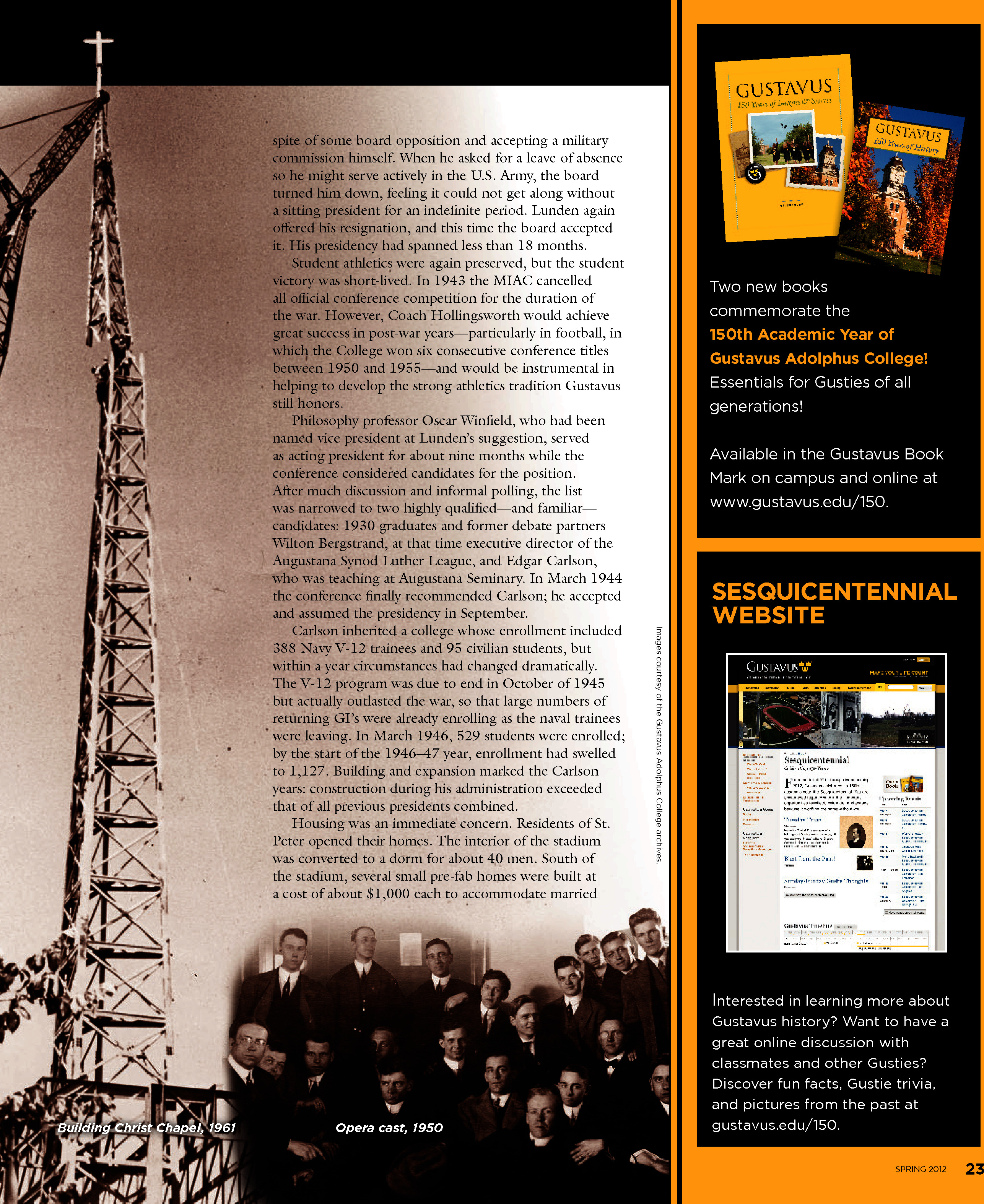 quarterly page