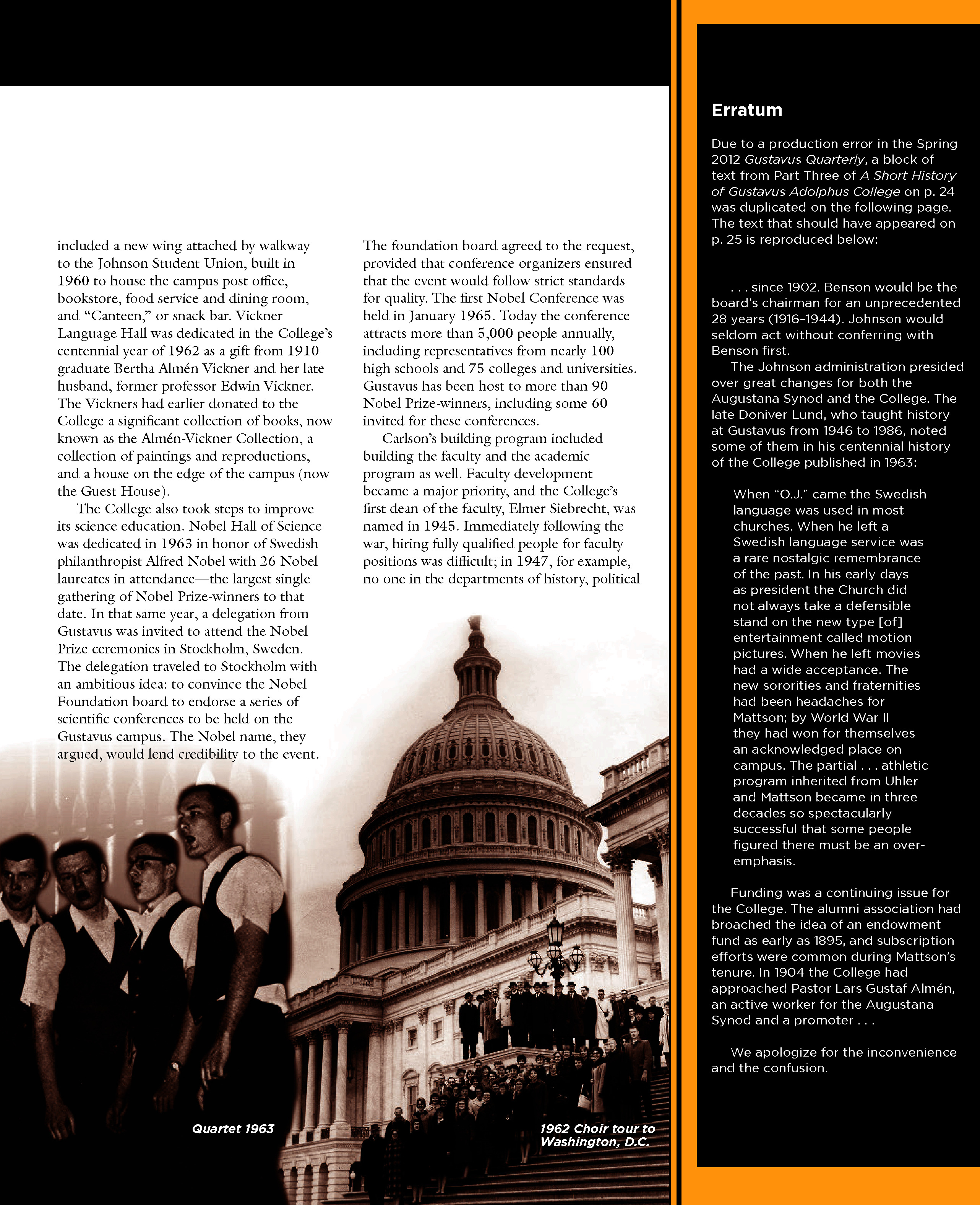 quarterly page