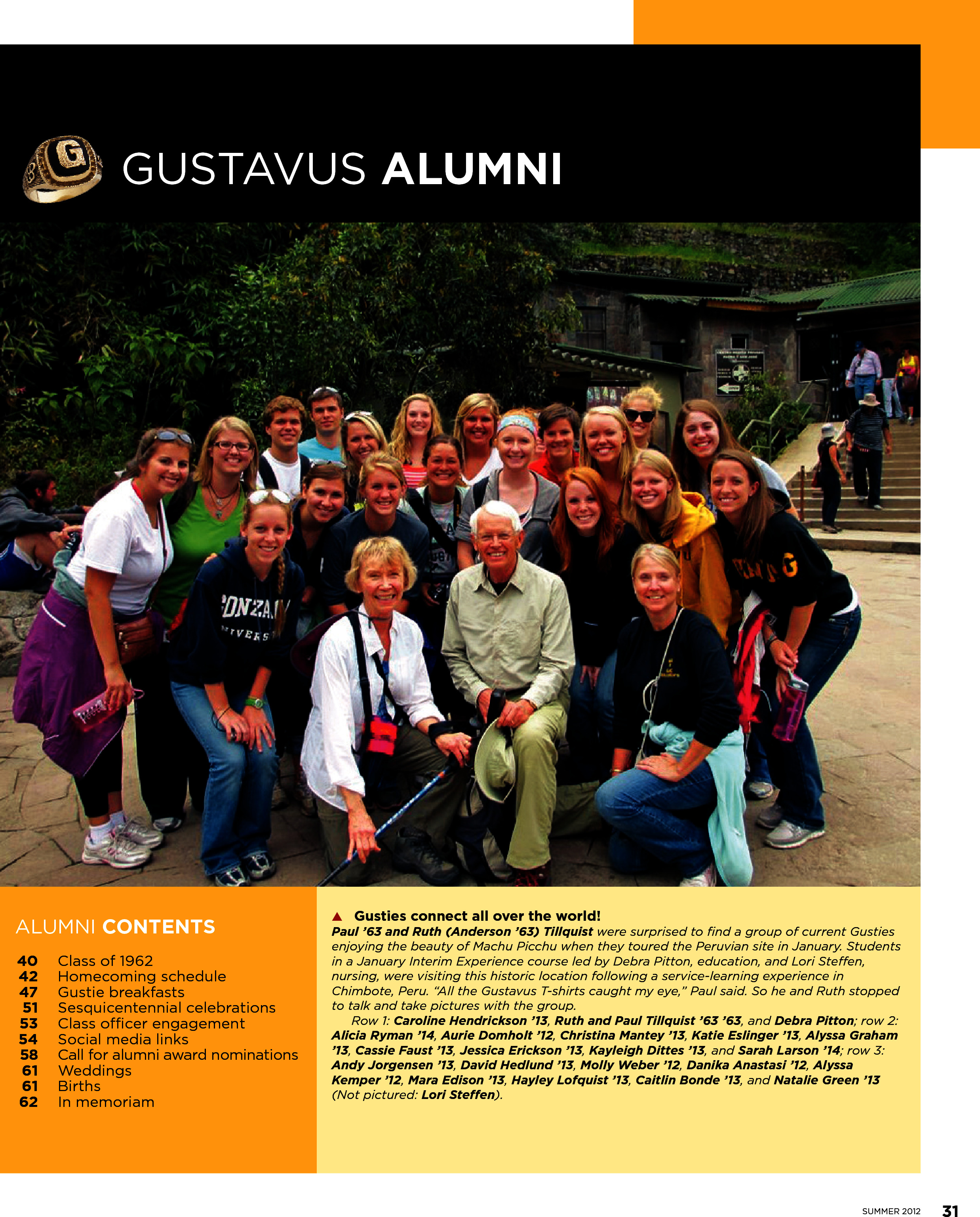 quarterly page