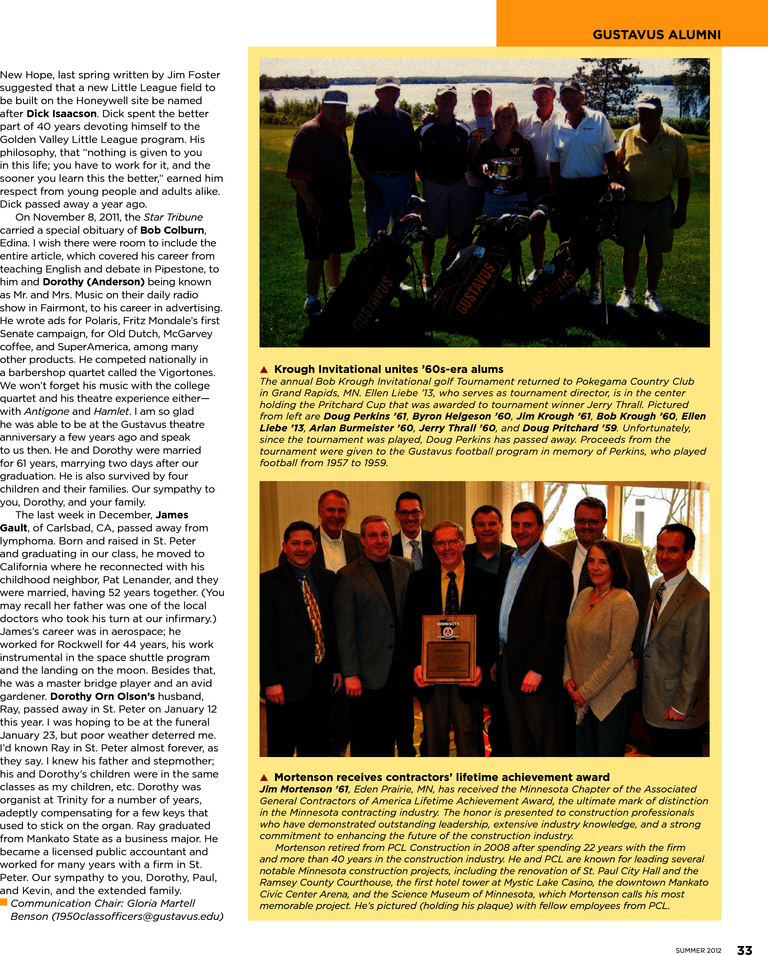 quarterly page