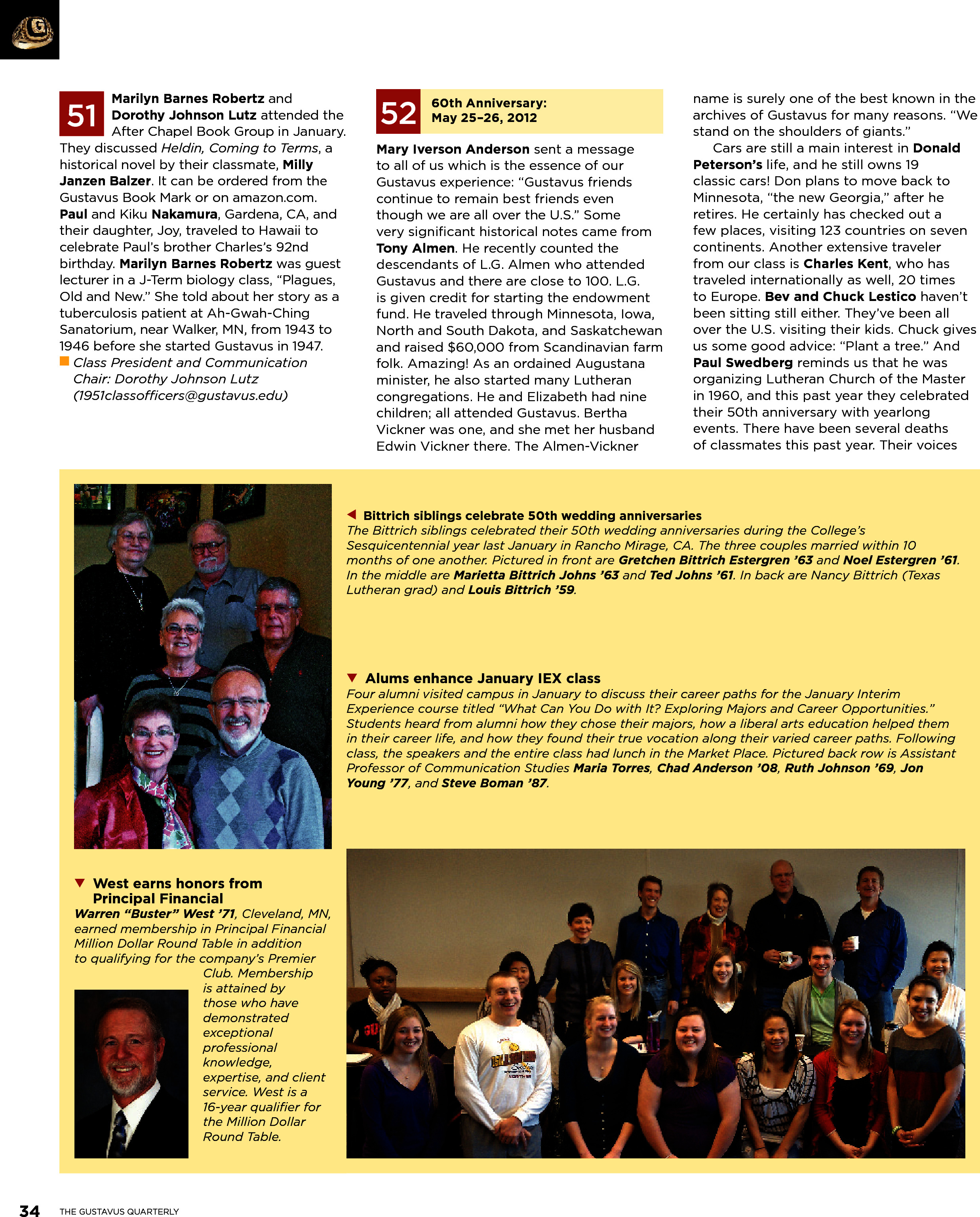 quarterly page
