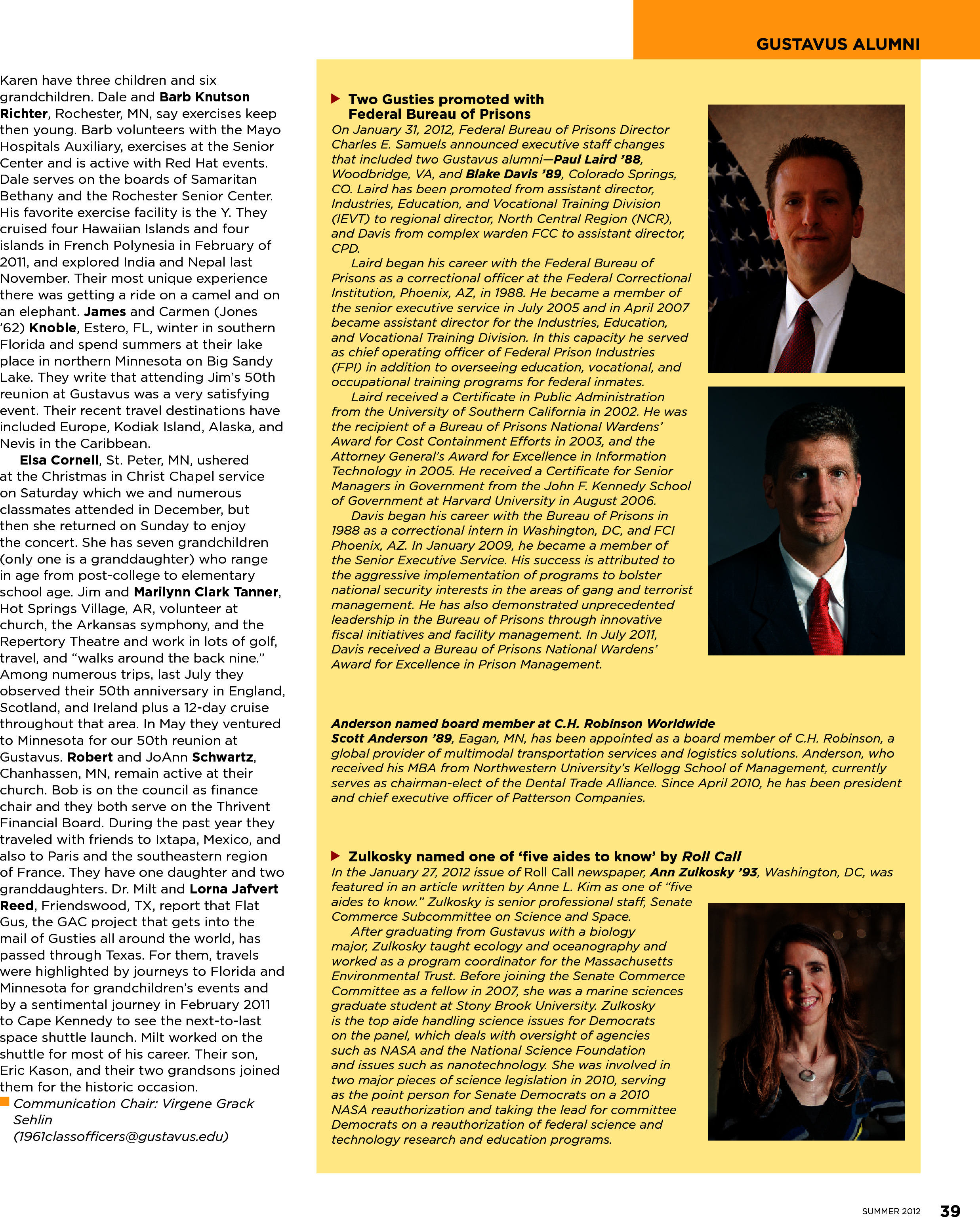 quarterly page
