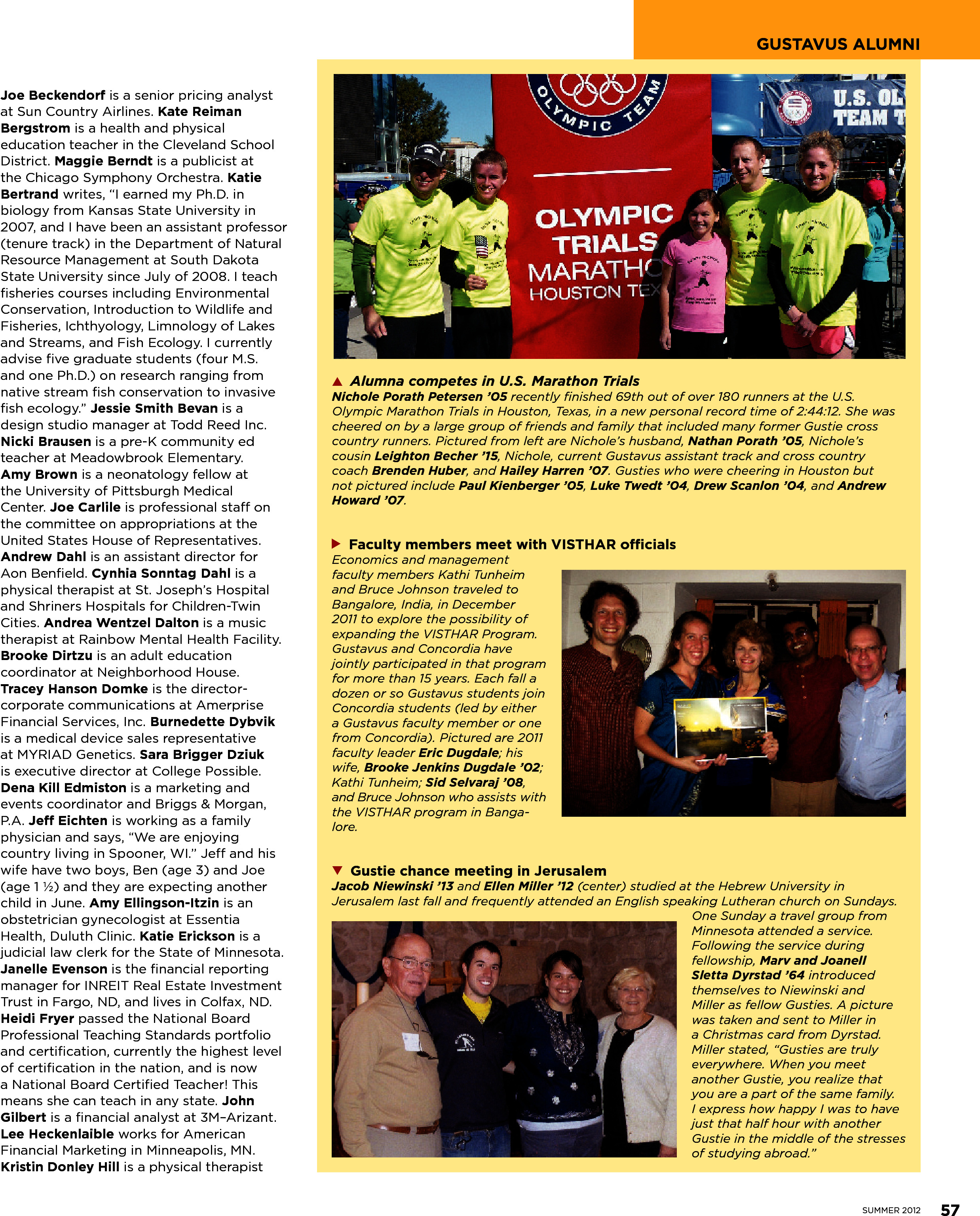 quarterly page