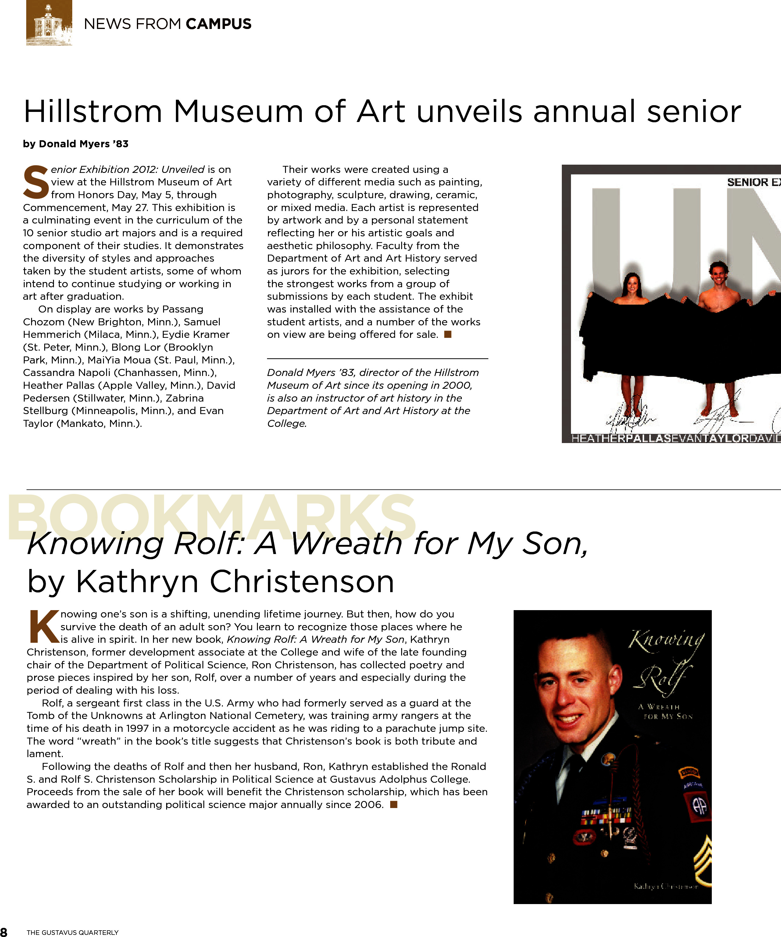 quarterly page