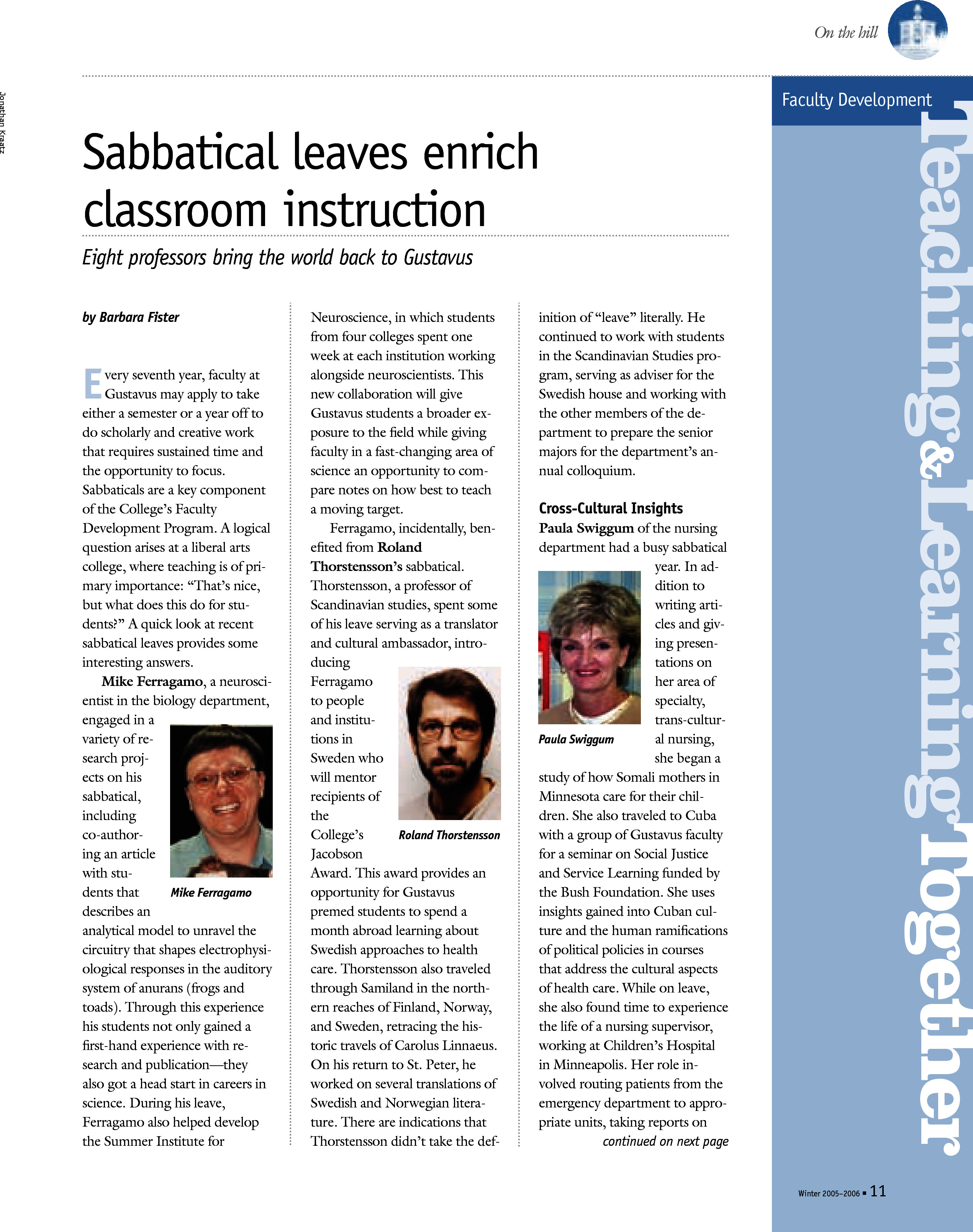 quarterly page