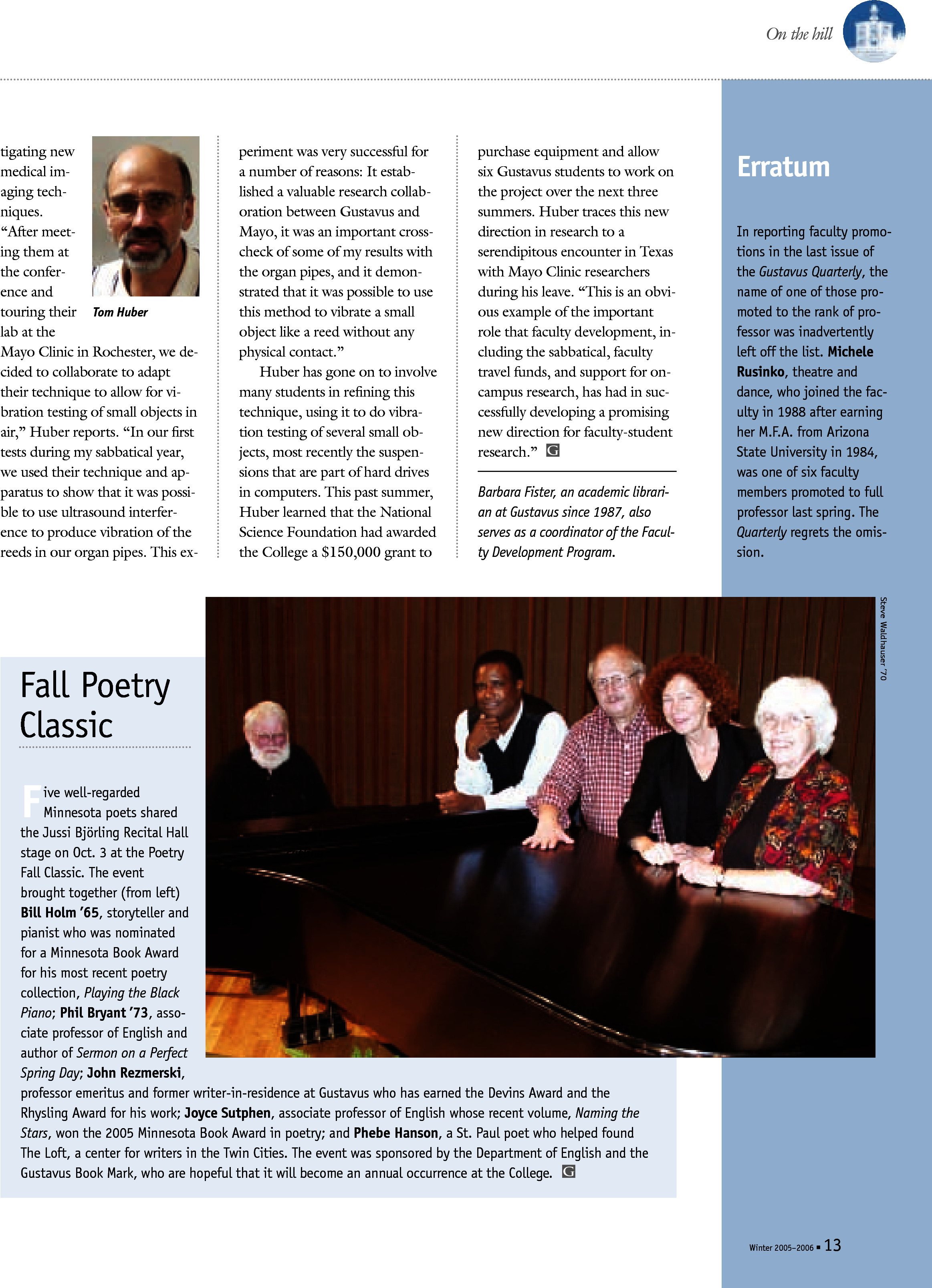 quarterly page
