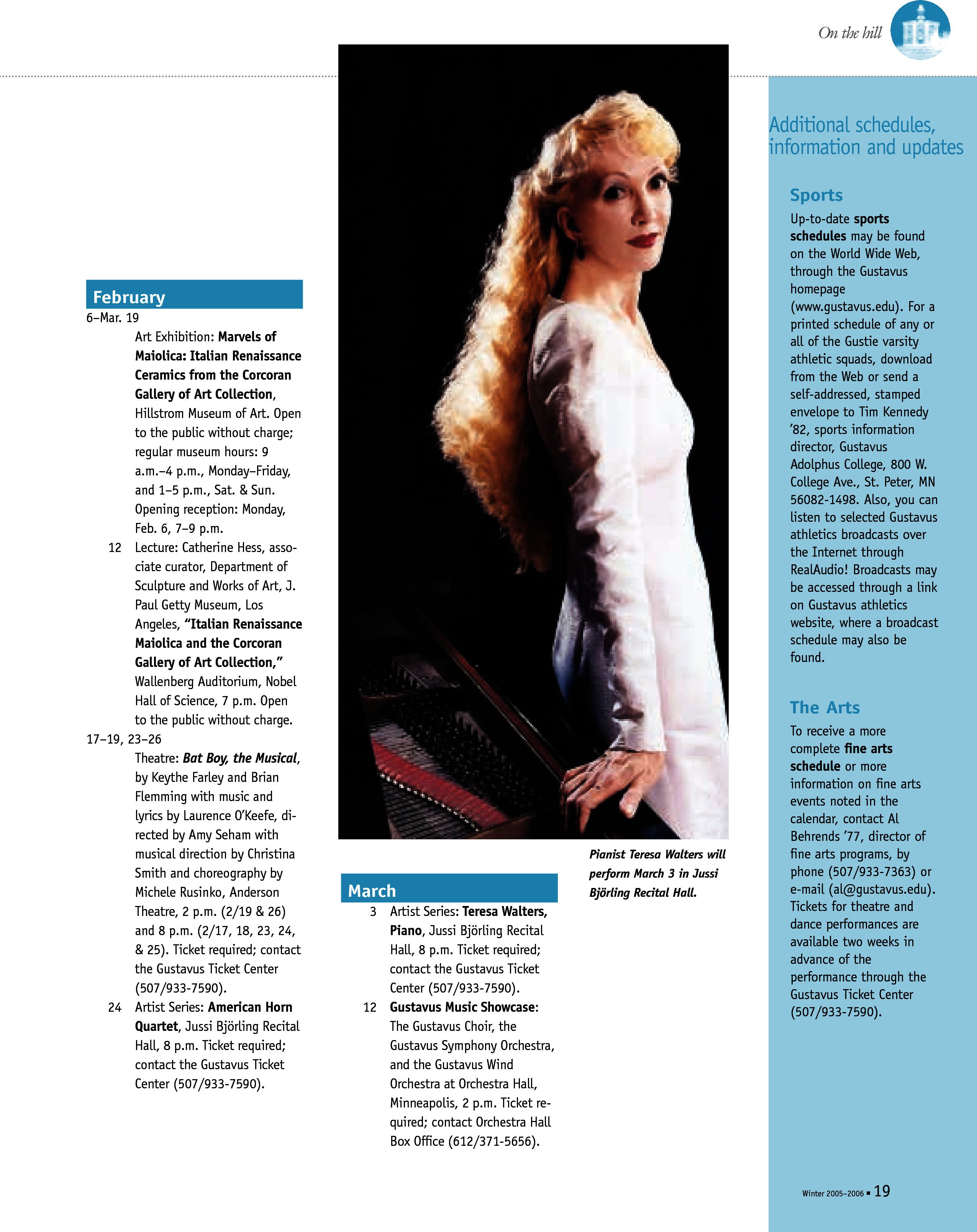 quarterly page