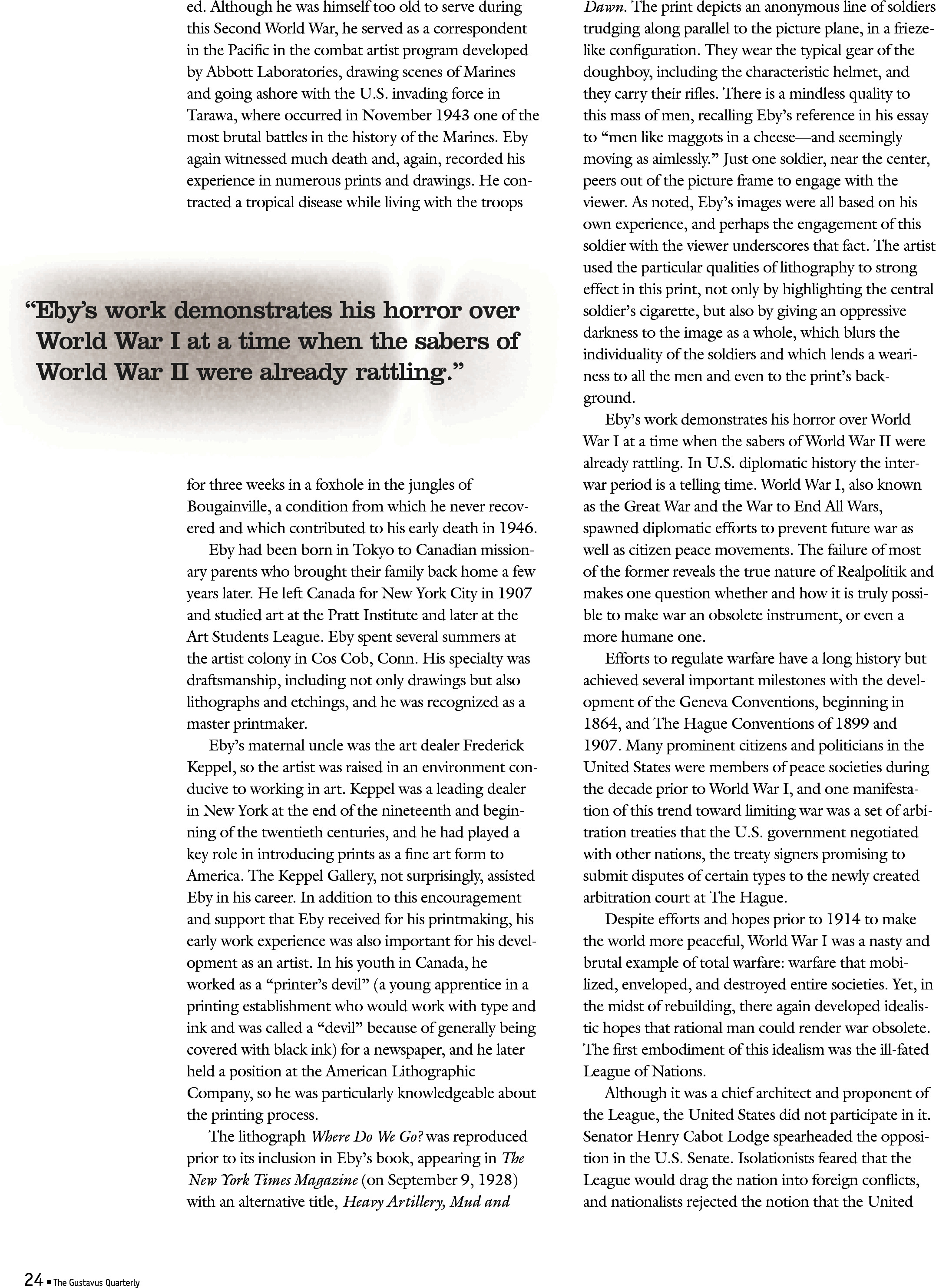 quarterly page