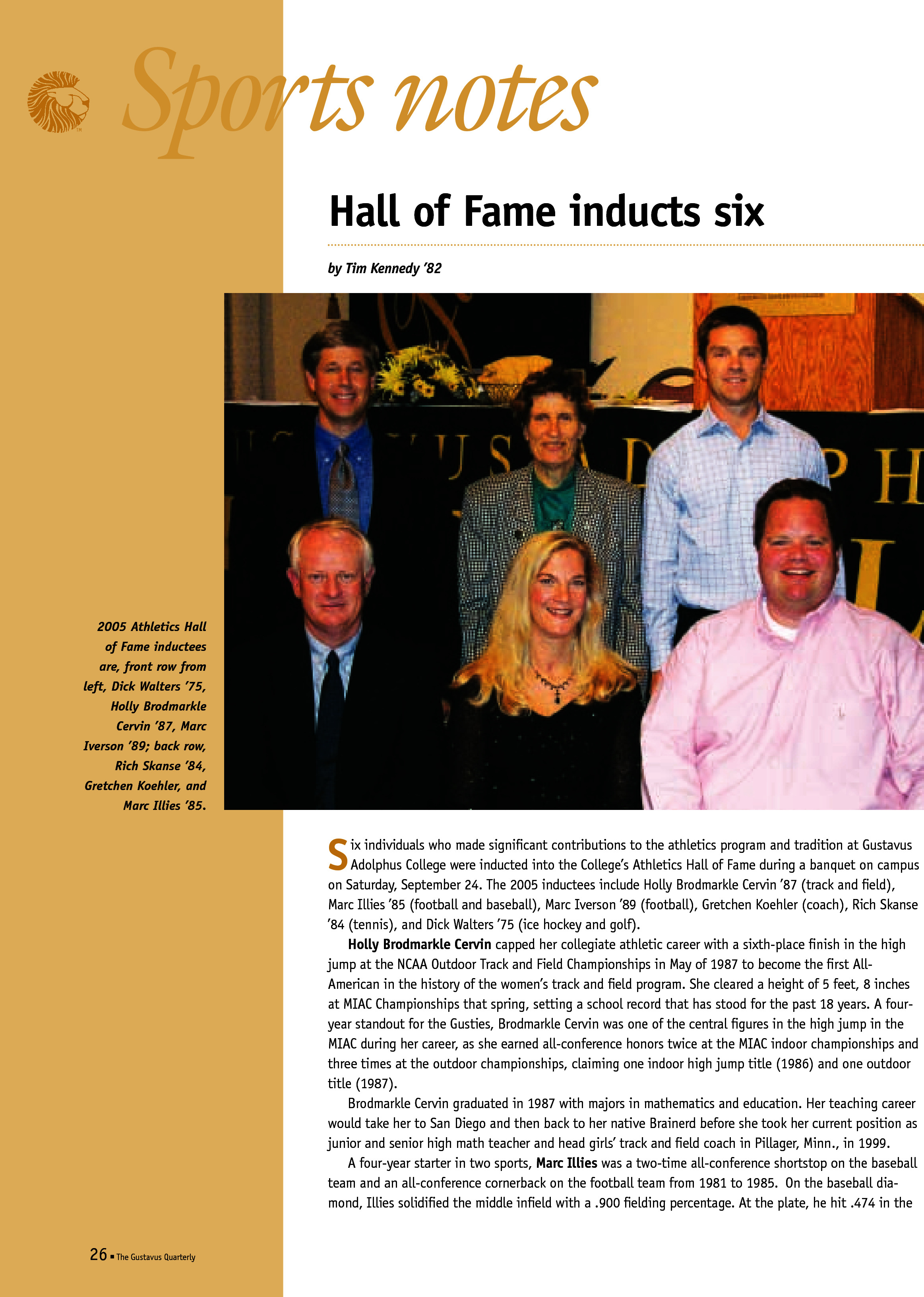 quarterly page