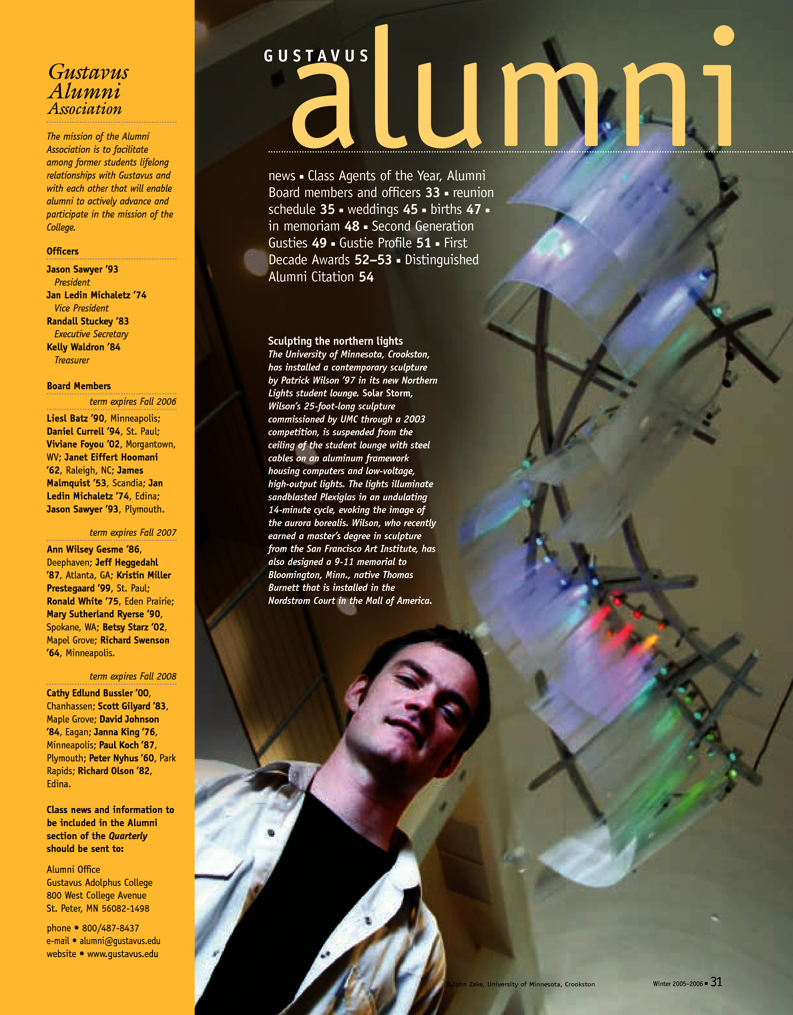 quarterly page