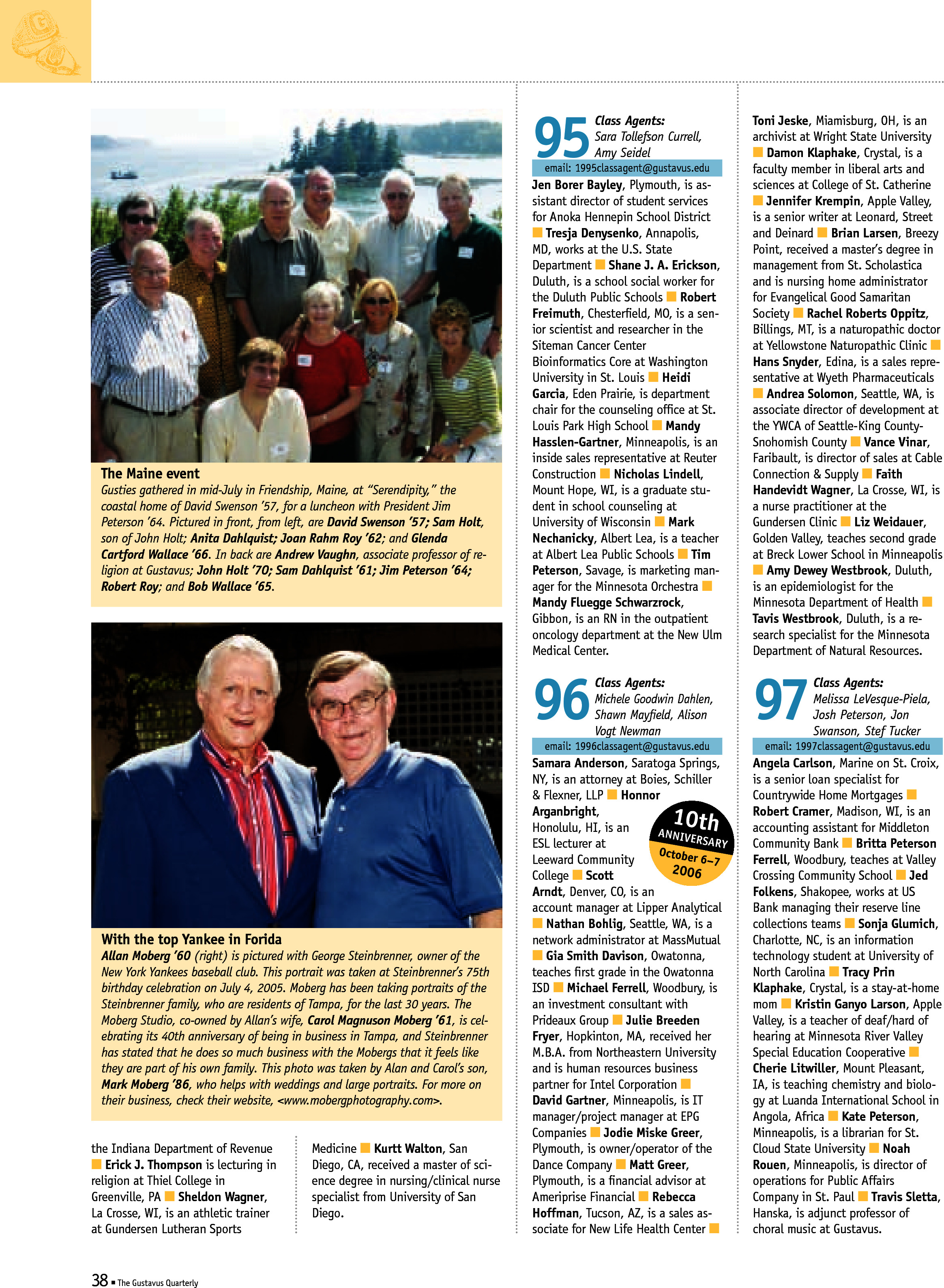 quarterly page