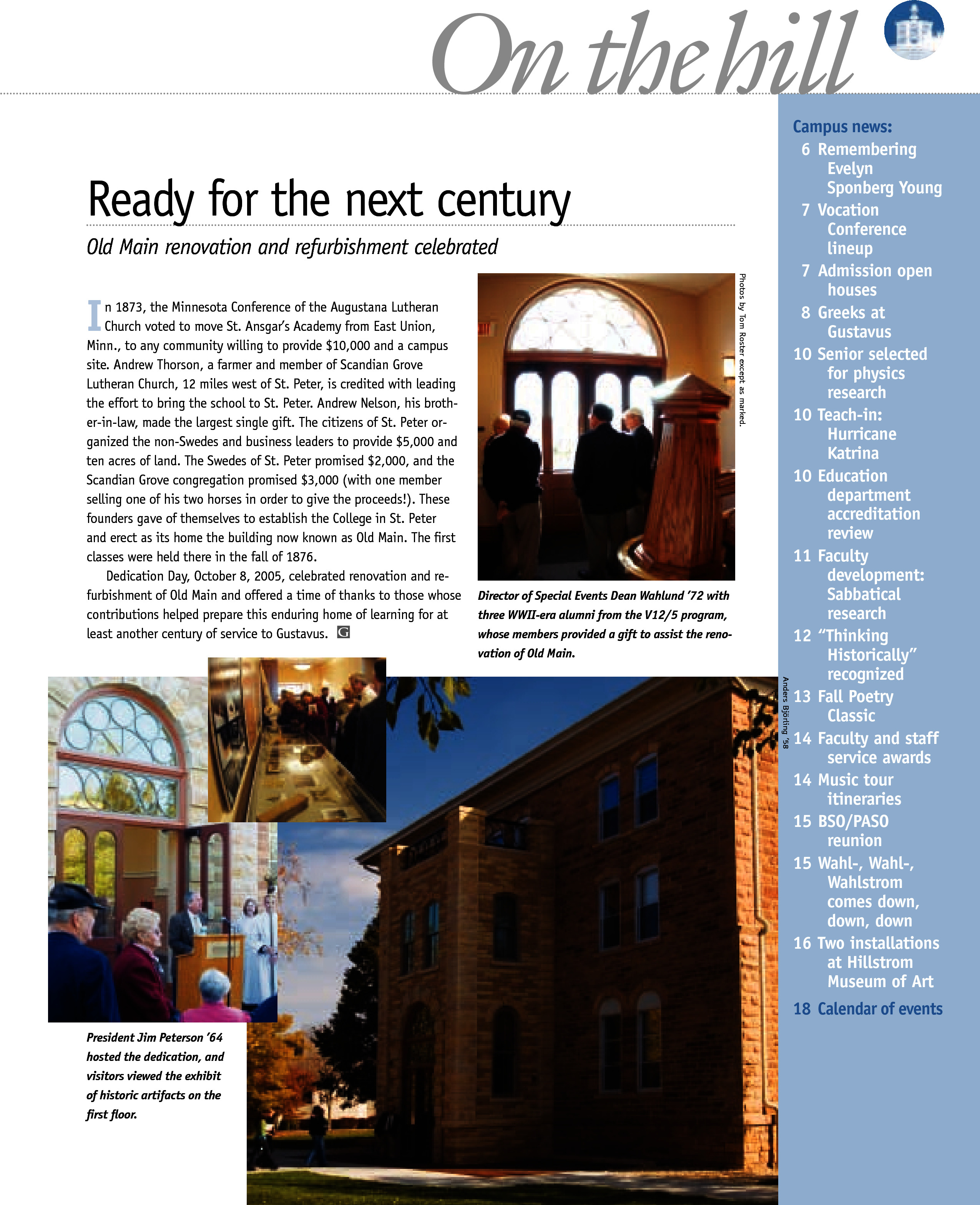 quarterly page