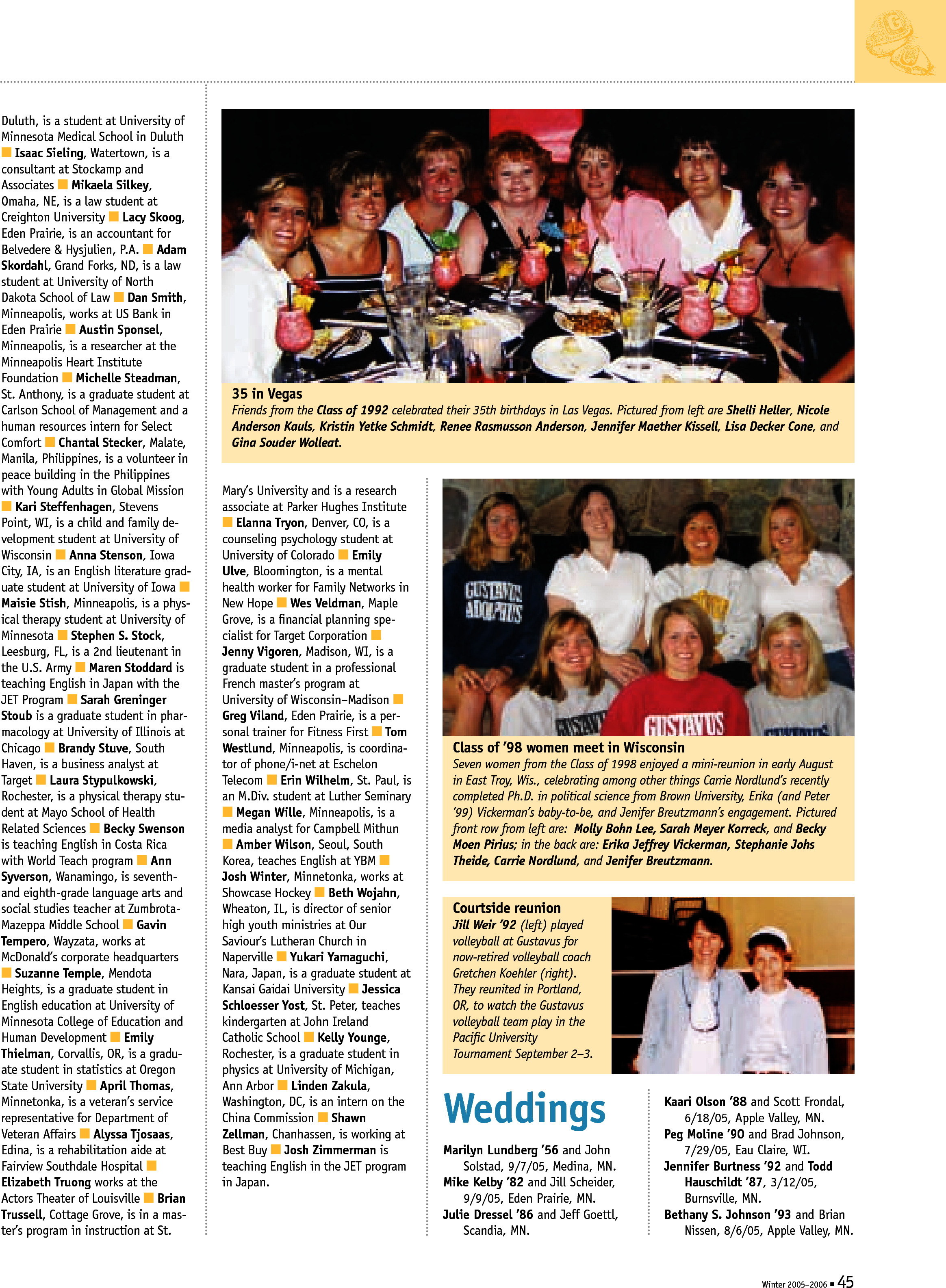 quarterly page