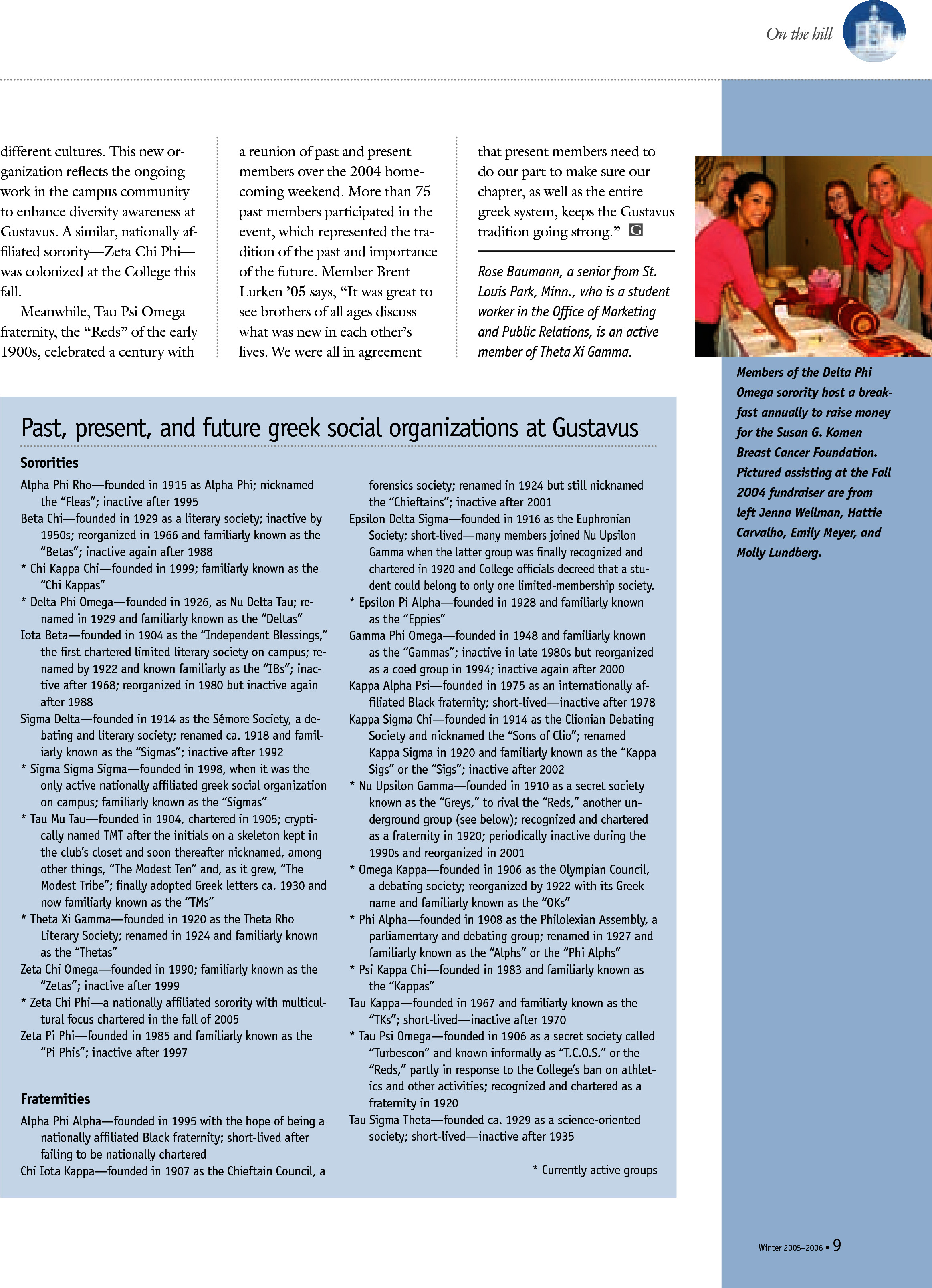 quarterly page