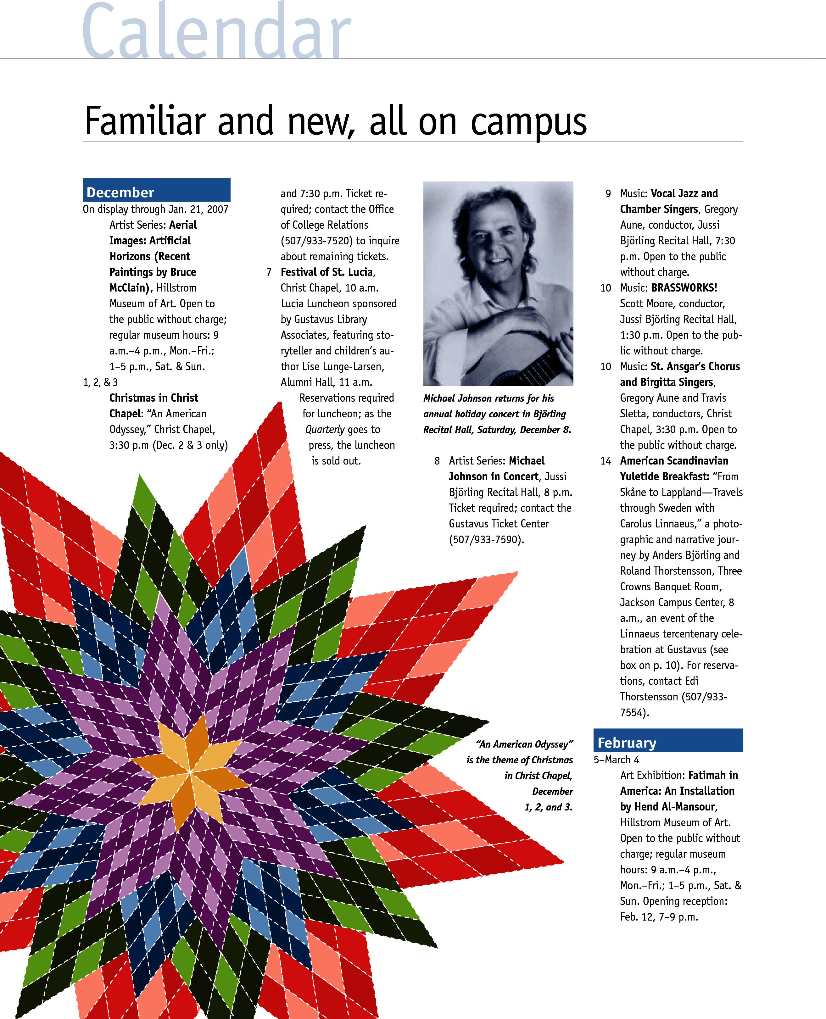 quarterly page