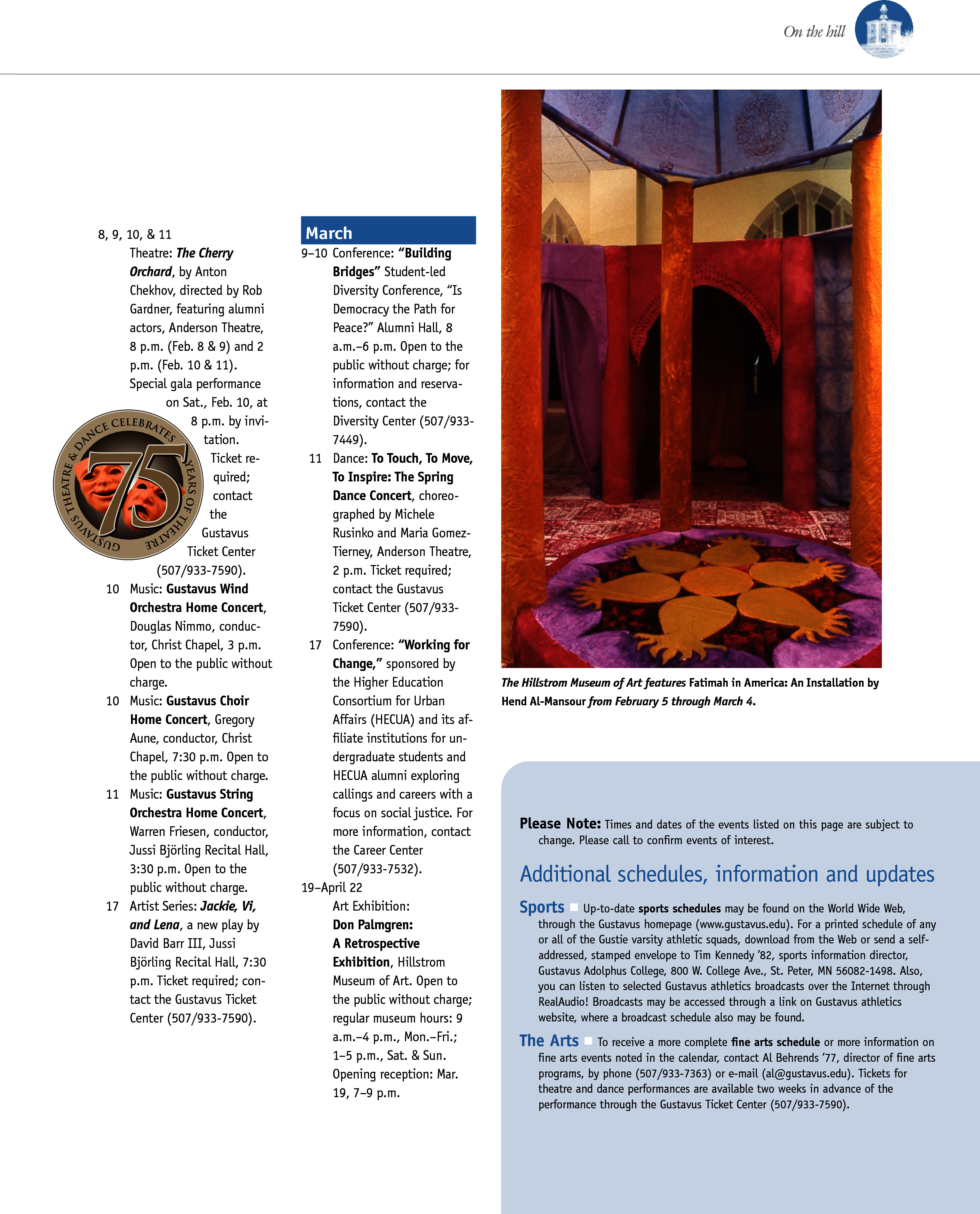 quarterly page