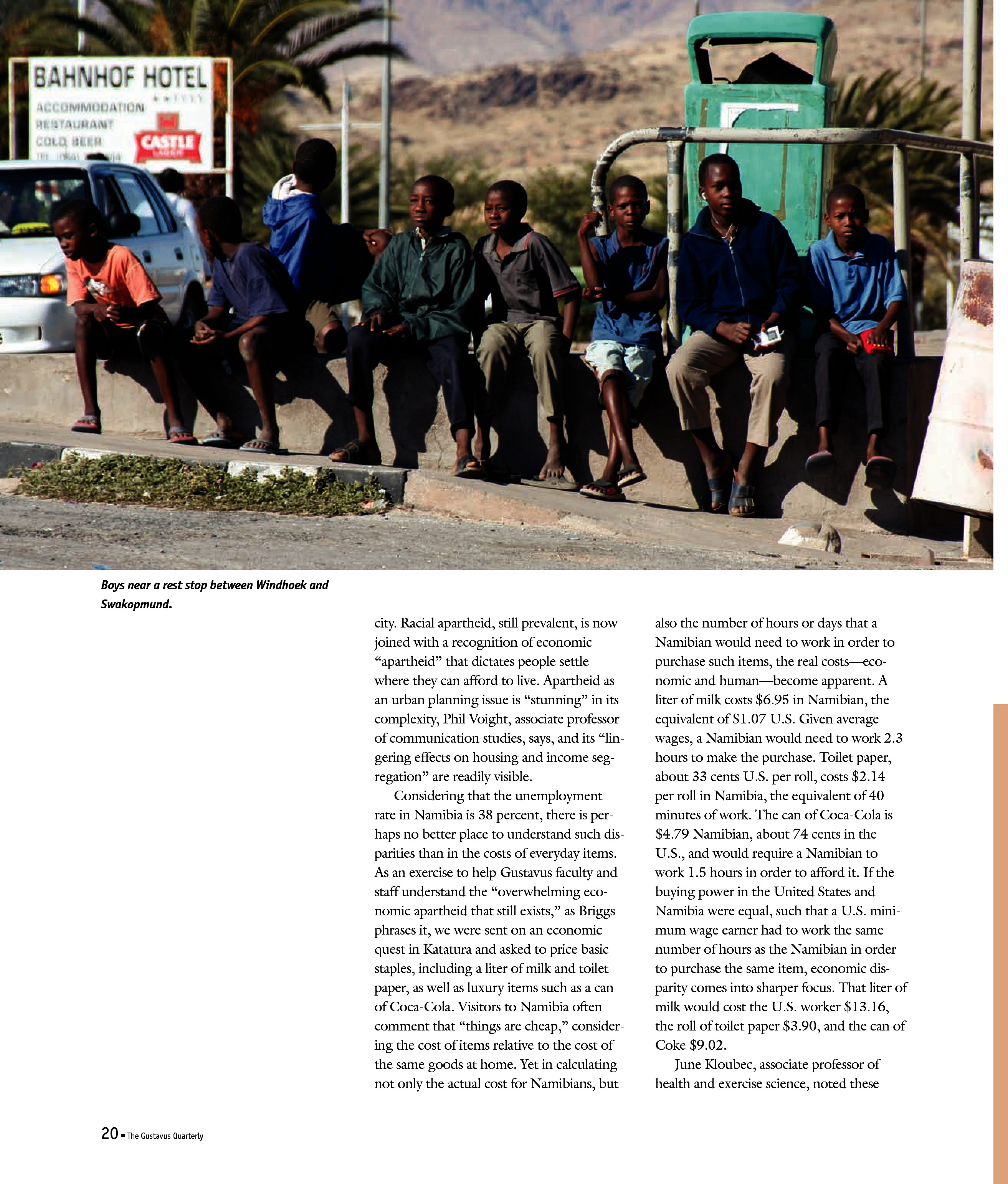 quarterly page