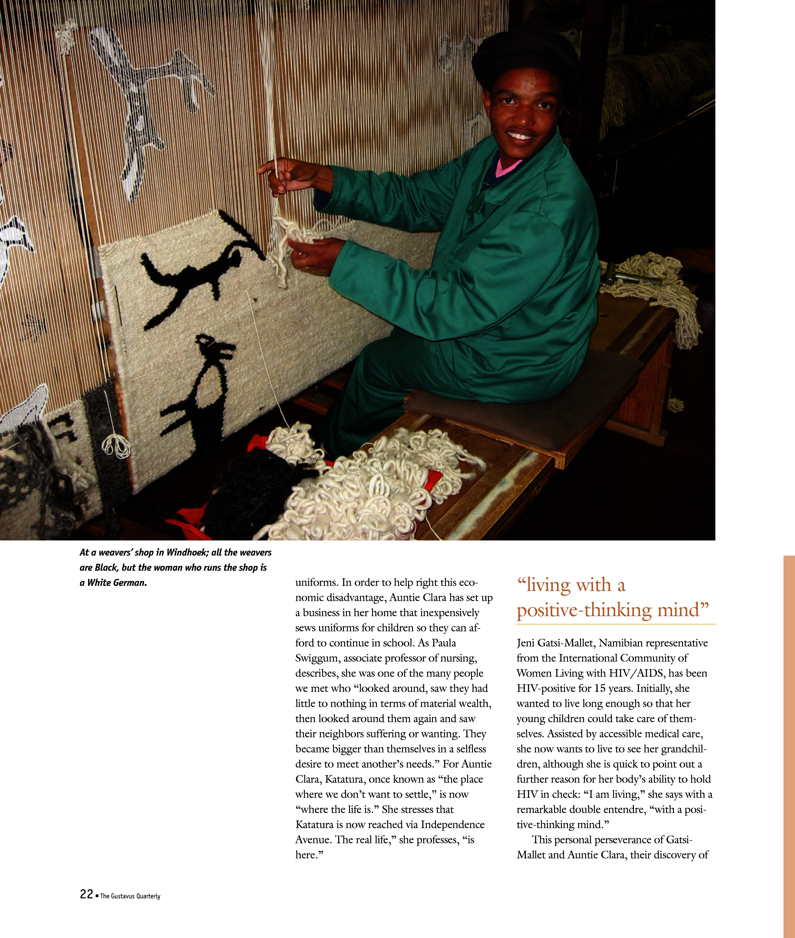 quarterly page