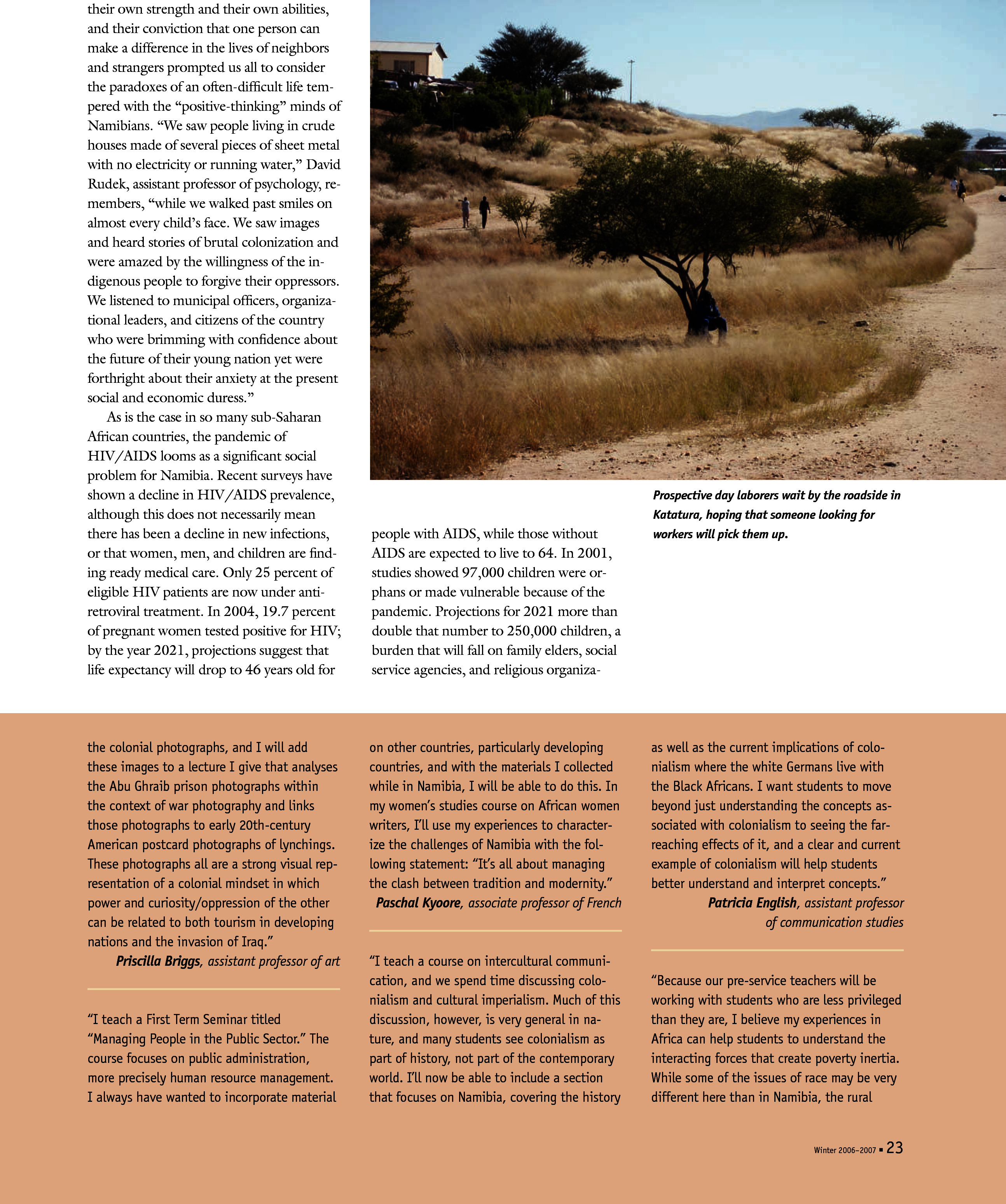 quarterly page