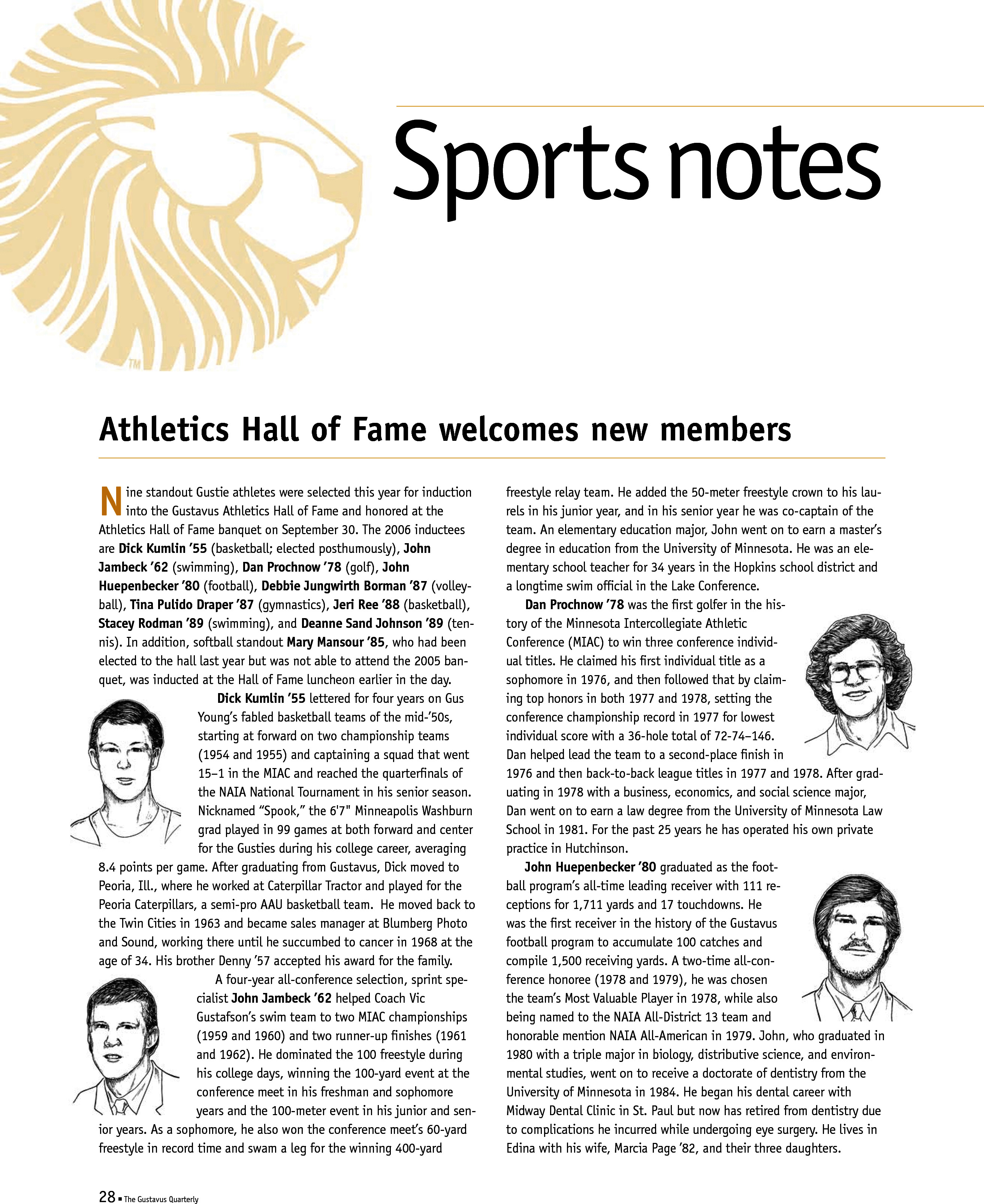 quarterly page