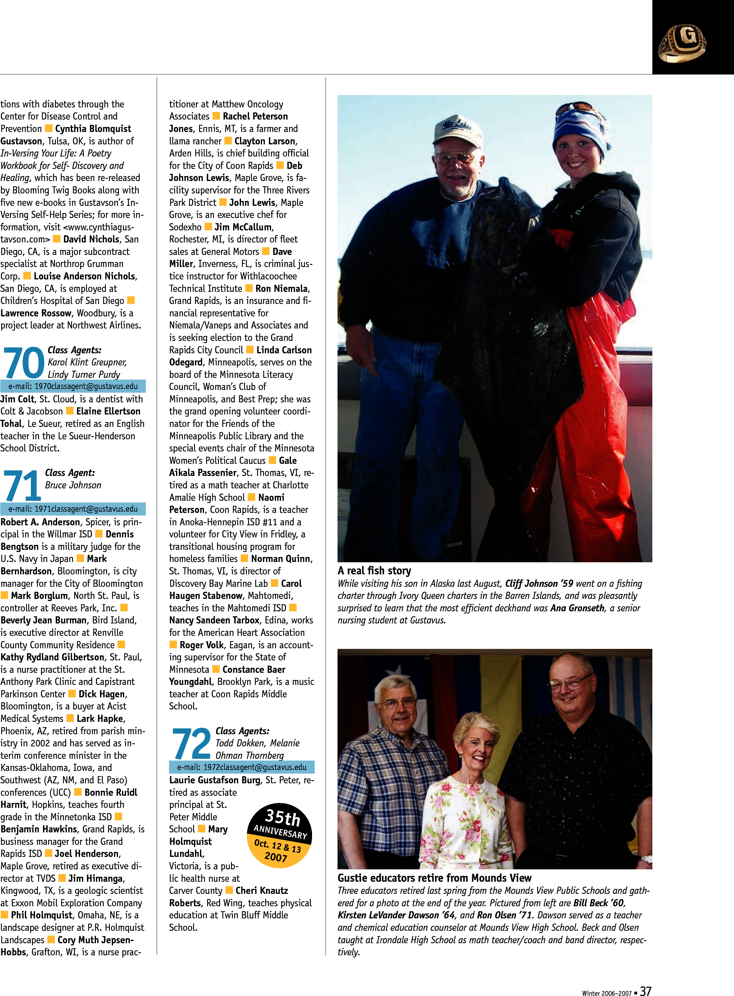 quarterly page