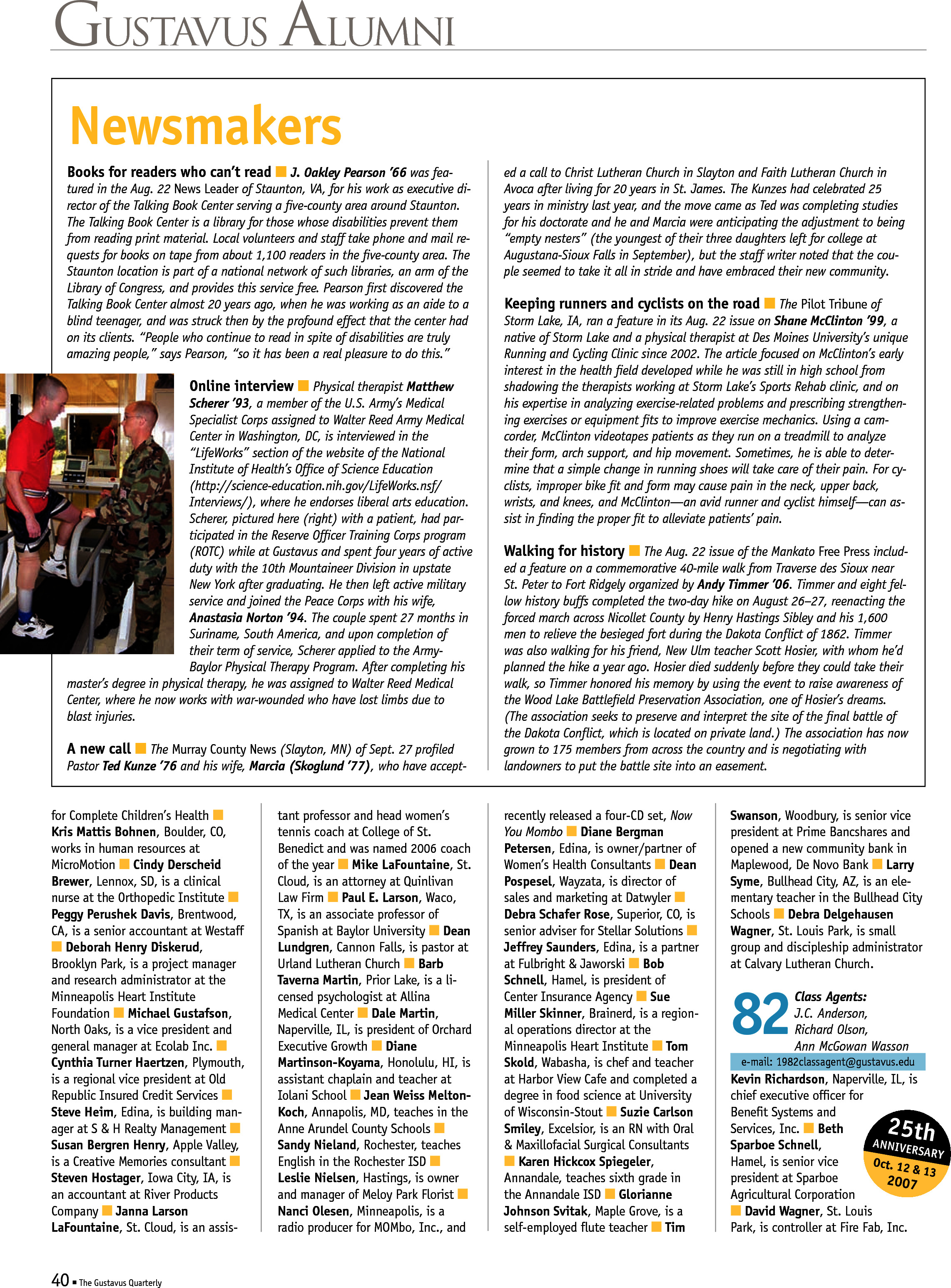 quarterly page