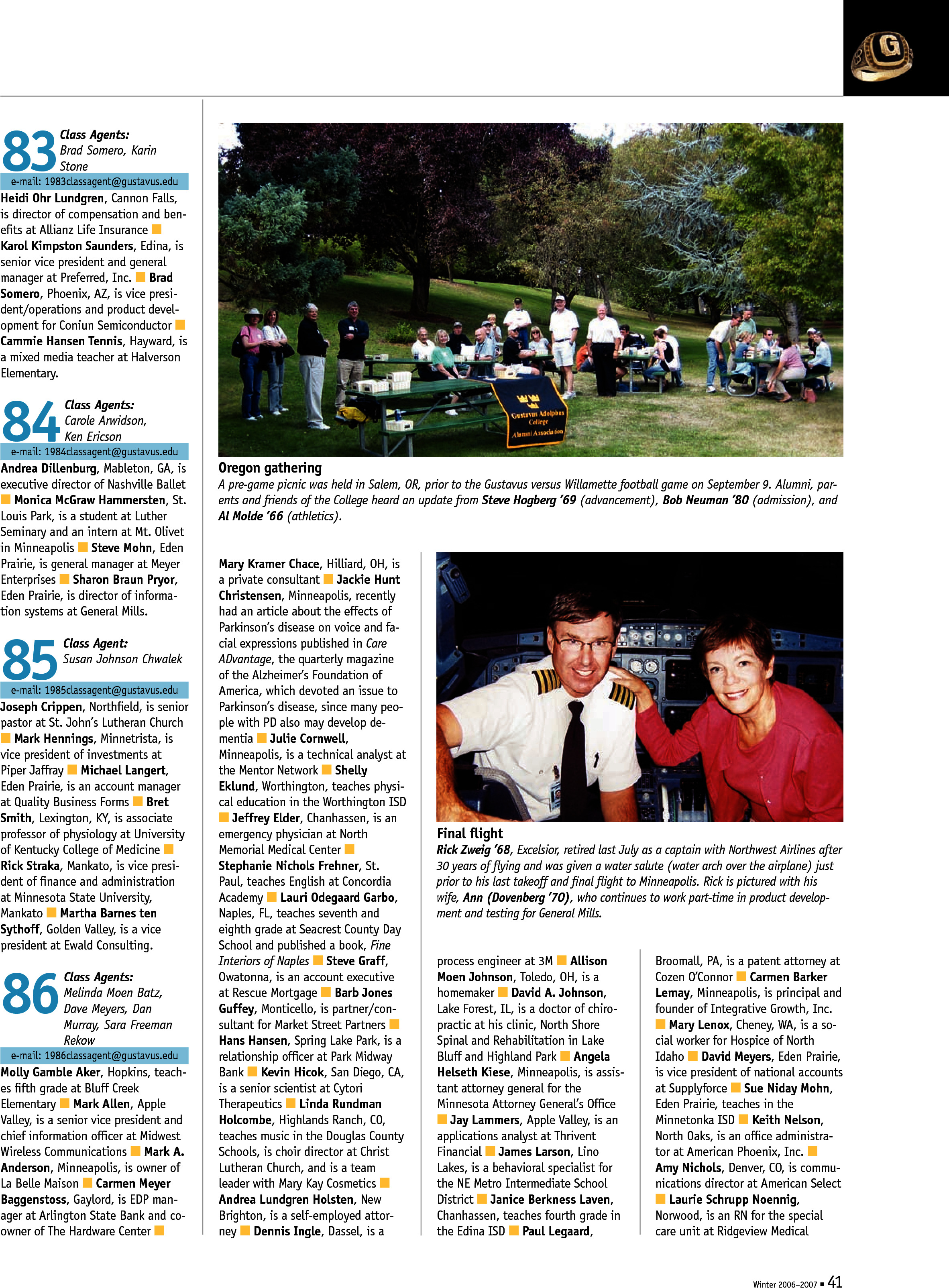quarterly page