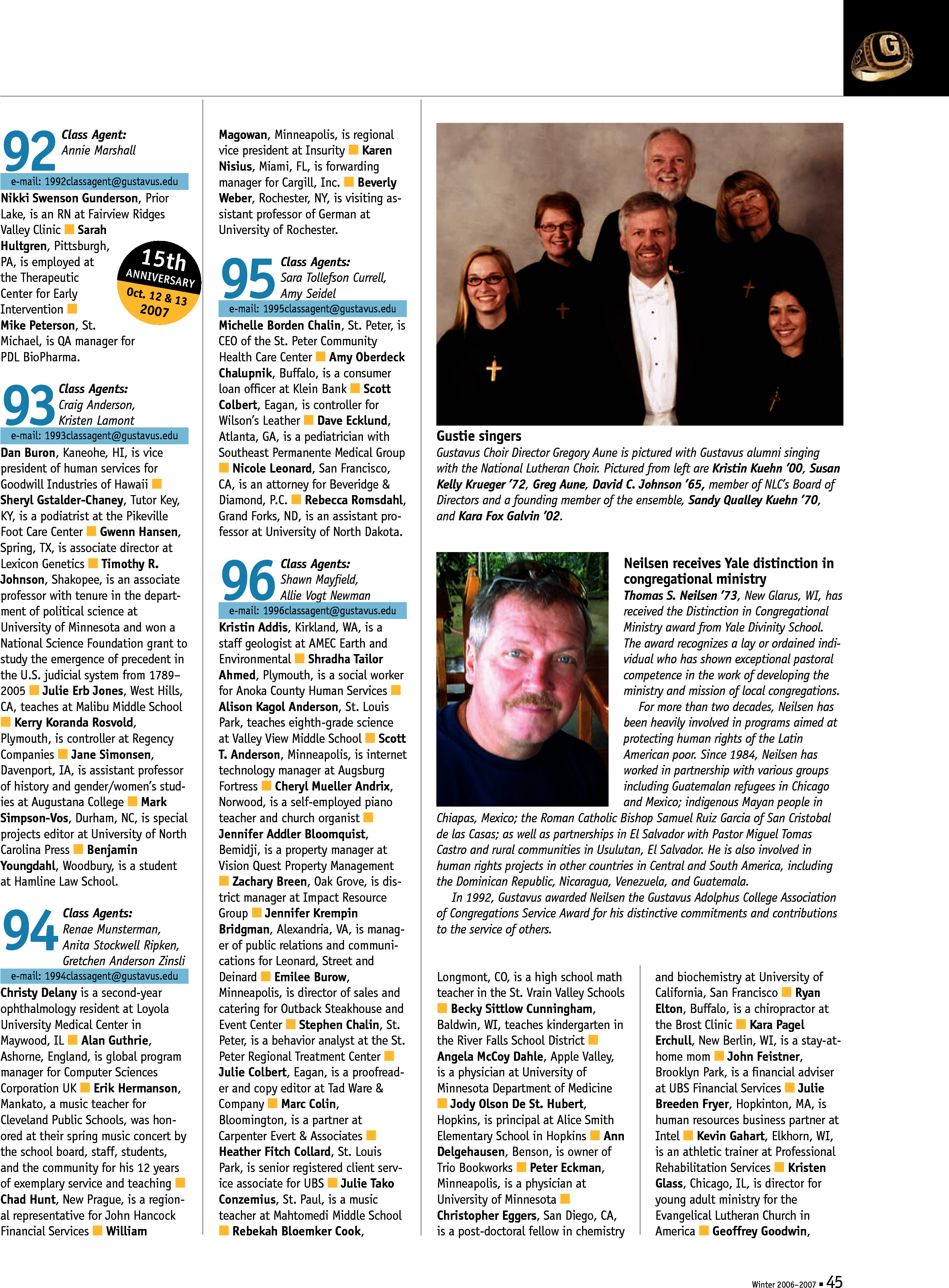 quarterly page
