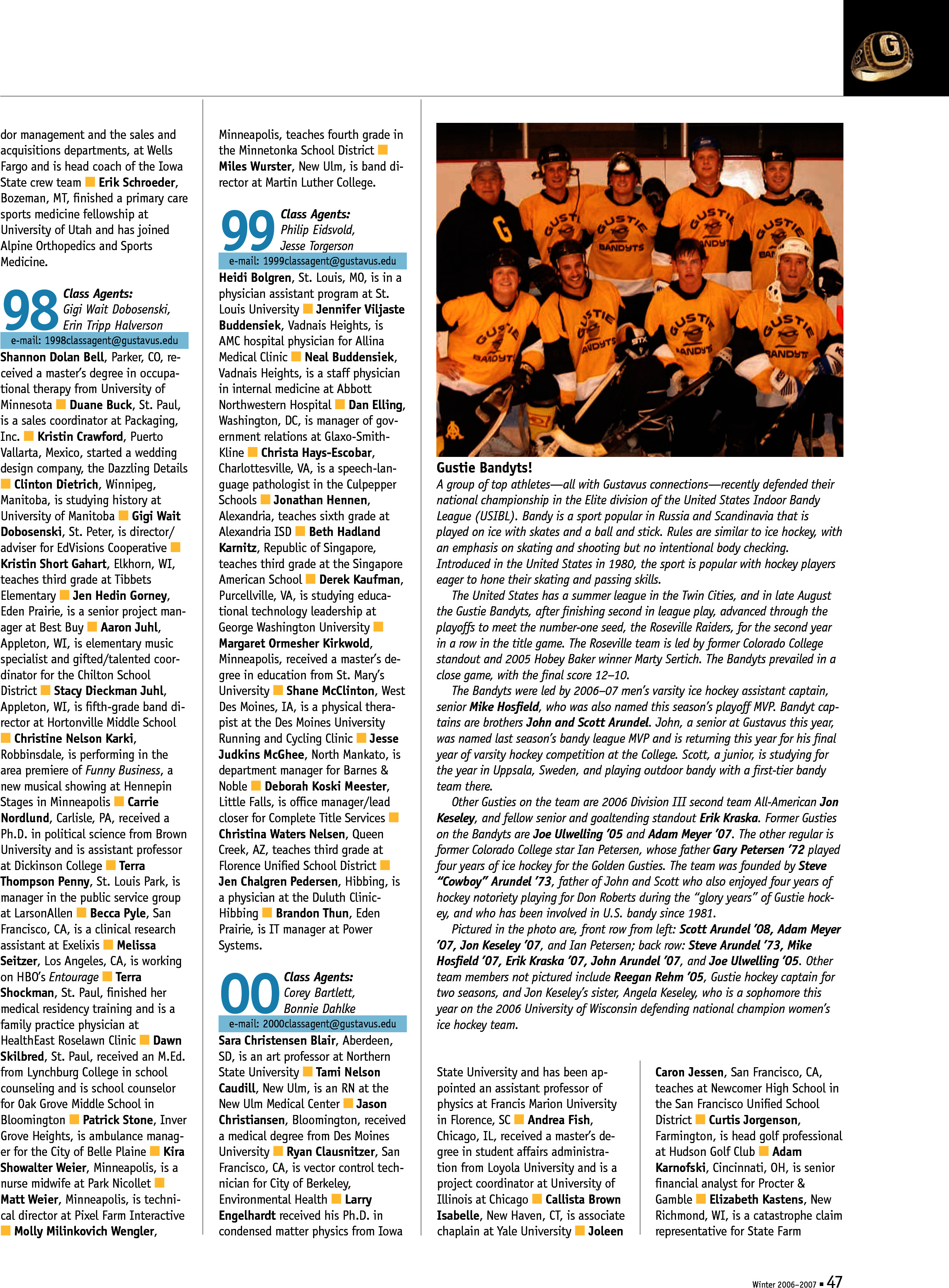 quarterly page